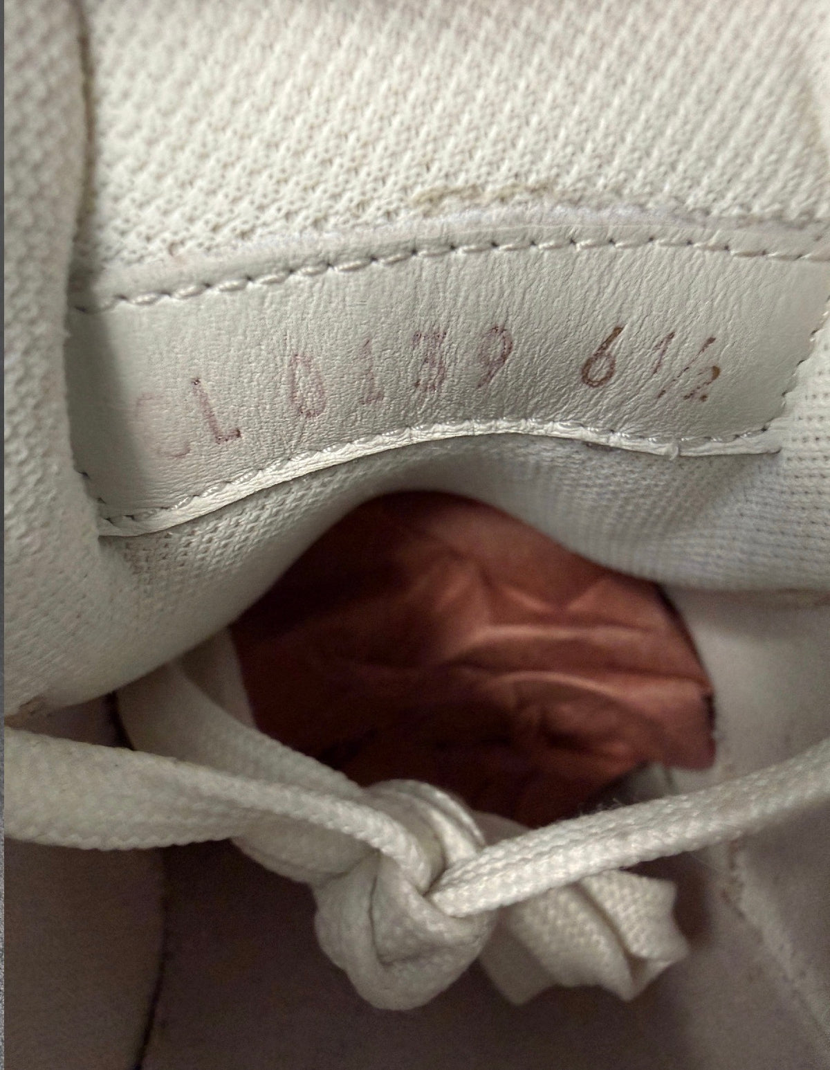 LOUIS VUITTON TRAINER #54 SIGNATURE WHITE/ORANGE