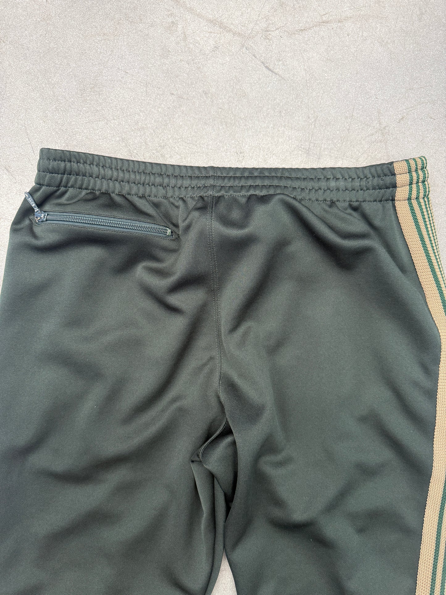 AW21 NEEDLES STRAIGHT LEG TRACK PANTS - DEEP GREEN