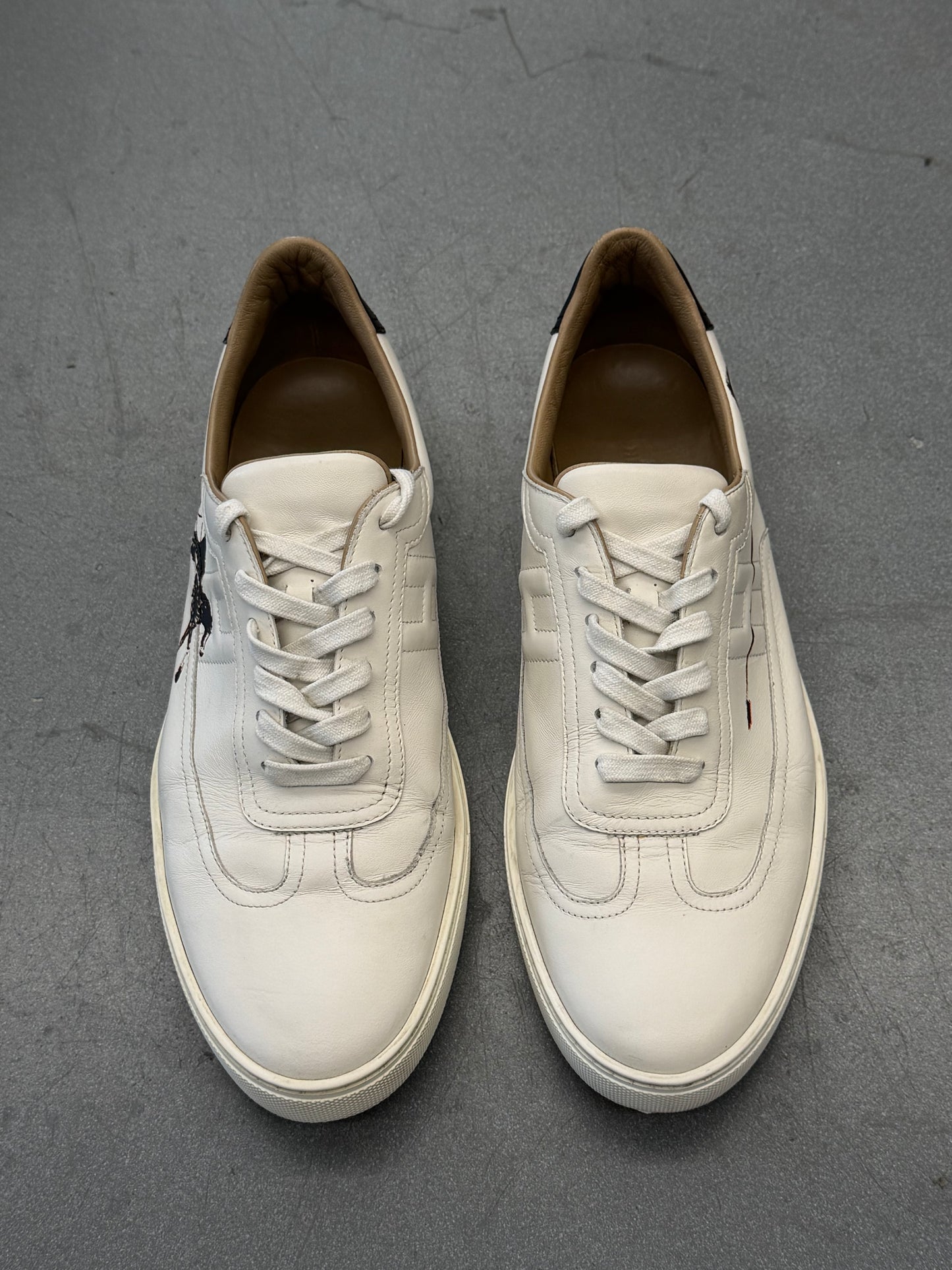 SIZE 43 HERMES QUICKER SNEAKER (W/O BOX)