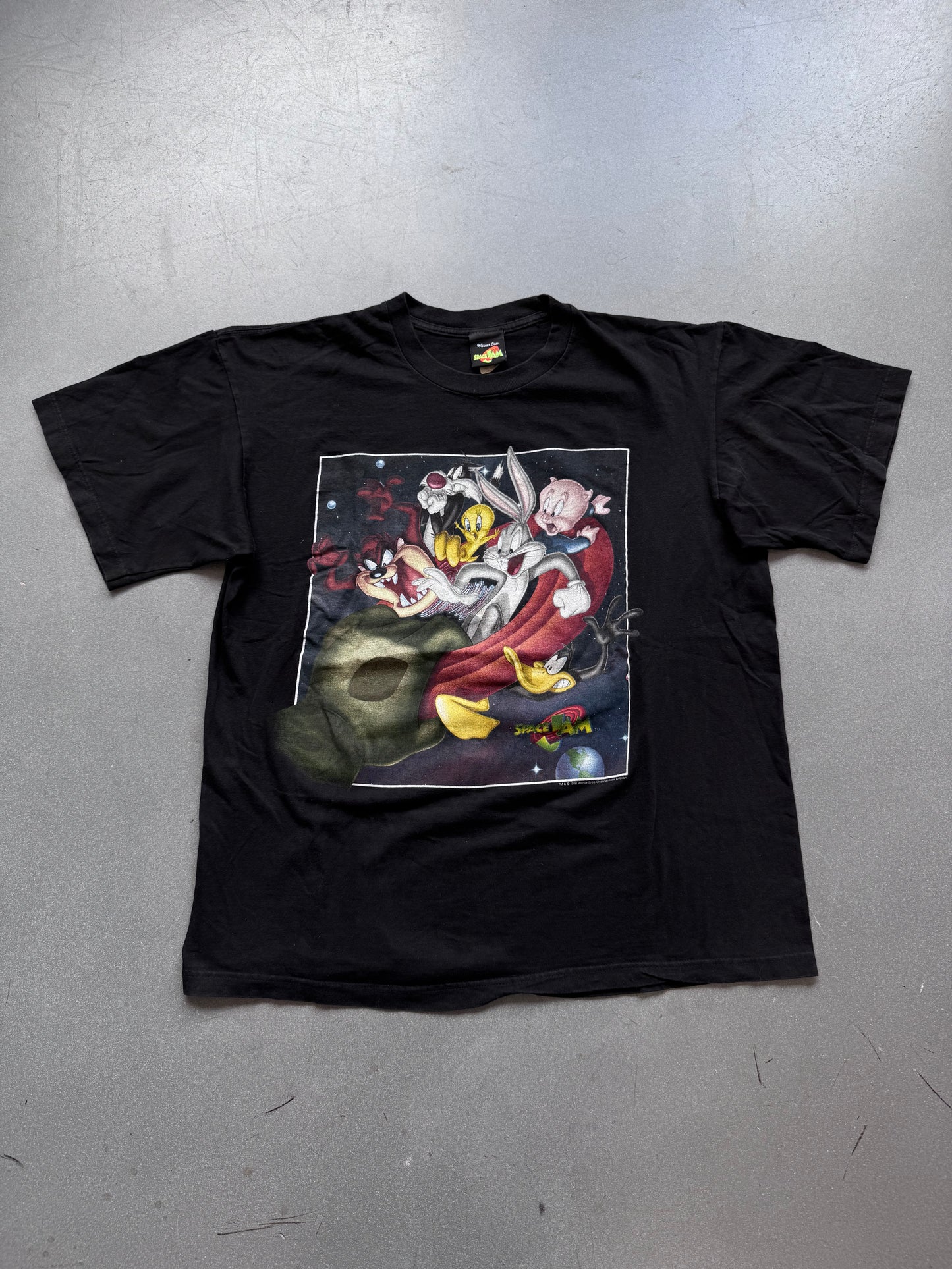 1996 SPACE JAM MOVIE POSTER TEE (SPACE JAM TAG)