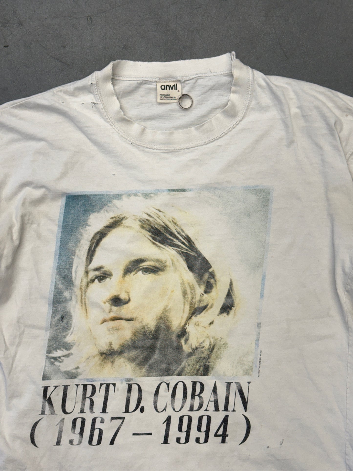 1994 KURT COBAIN ADULT PORTARIT MEMORIAL TEE (ANVIL TAG)