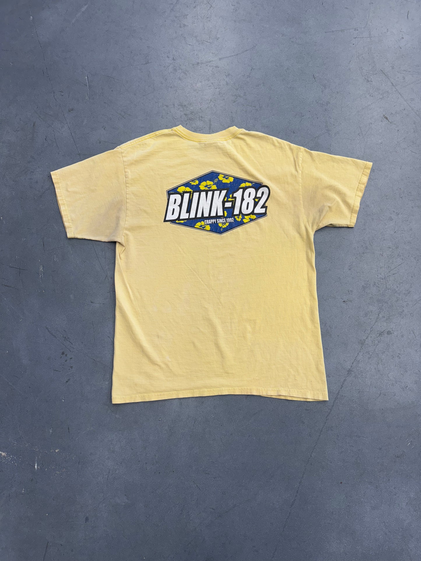 90S BLINK-182 "CRAPPY SINCE 1992" MULLET TEE (ANVIL TAG)