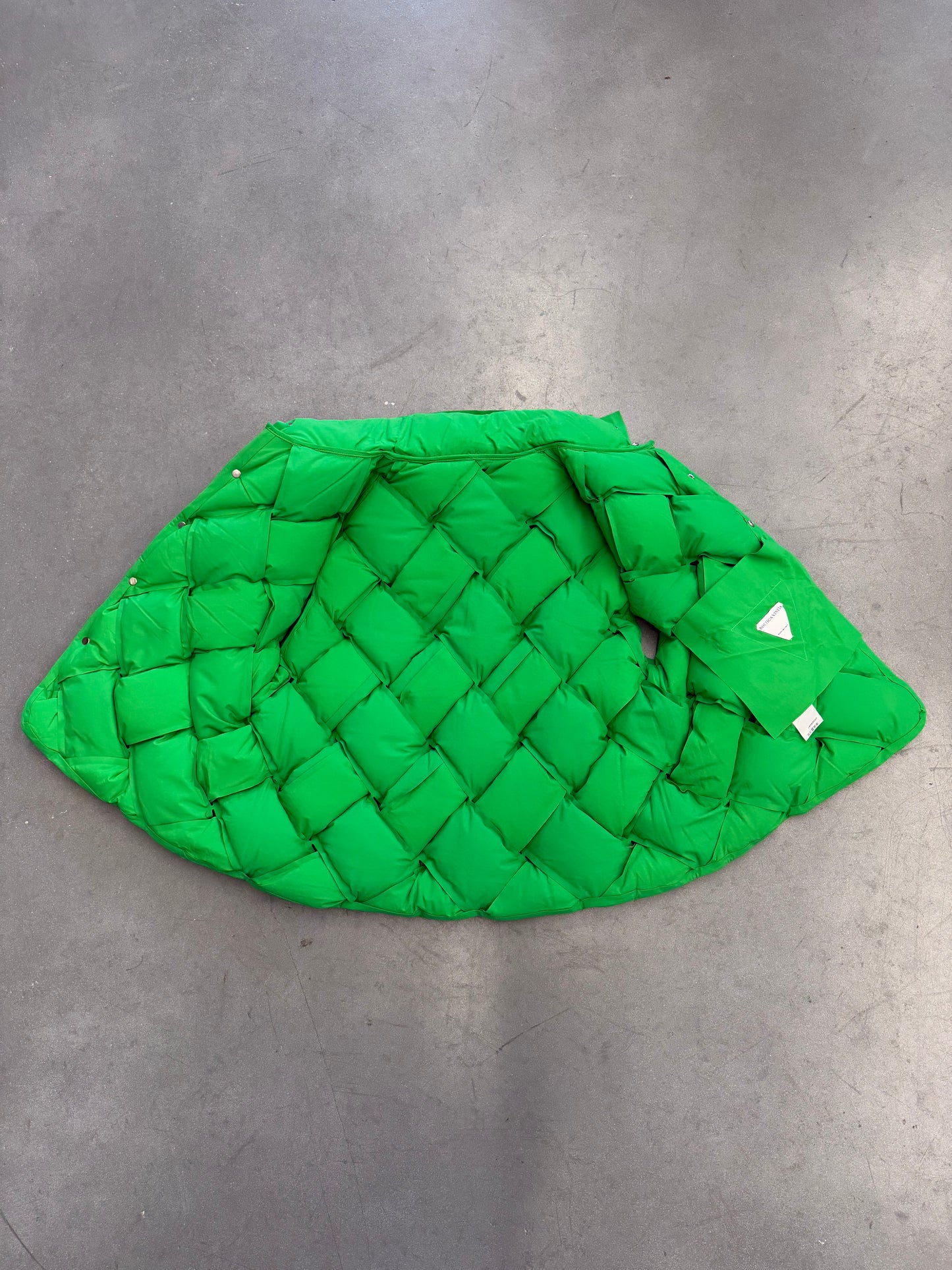 BOTTEGA VENETA INTRECCIATO WEAVE VEST - GREEN