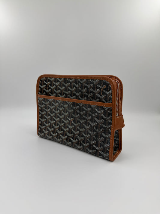 GOYARD JOUVENCE TOILETRY POUCH - BROWN/BLACK