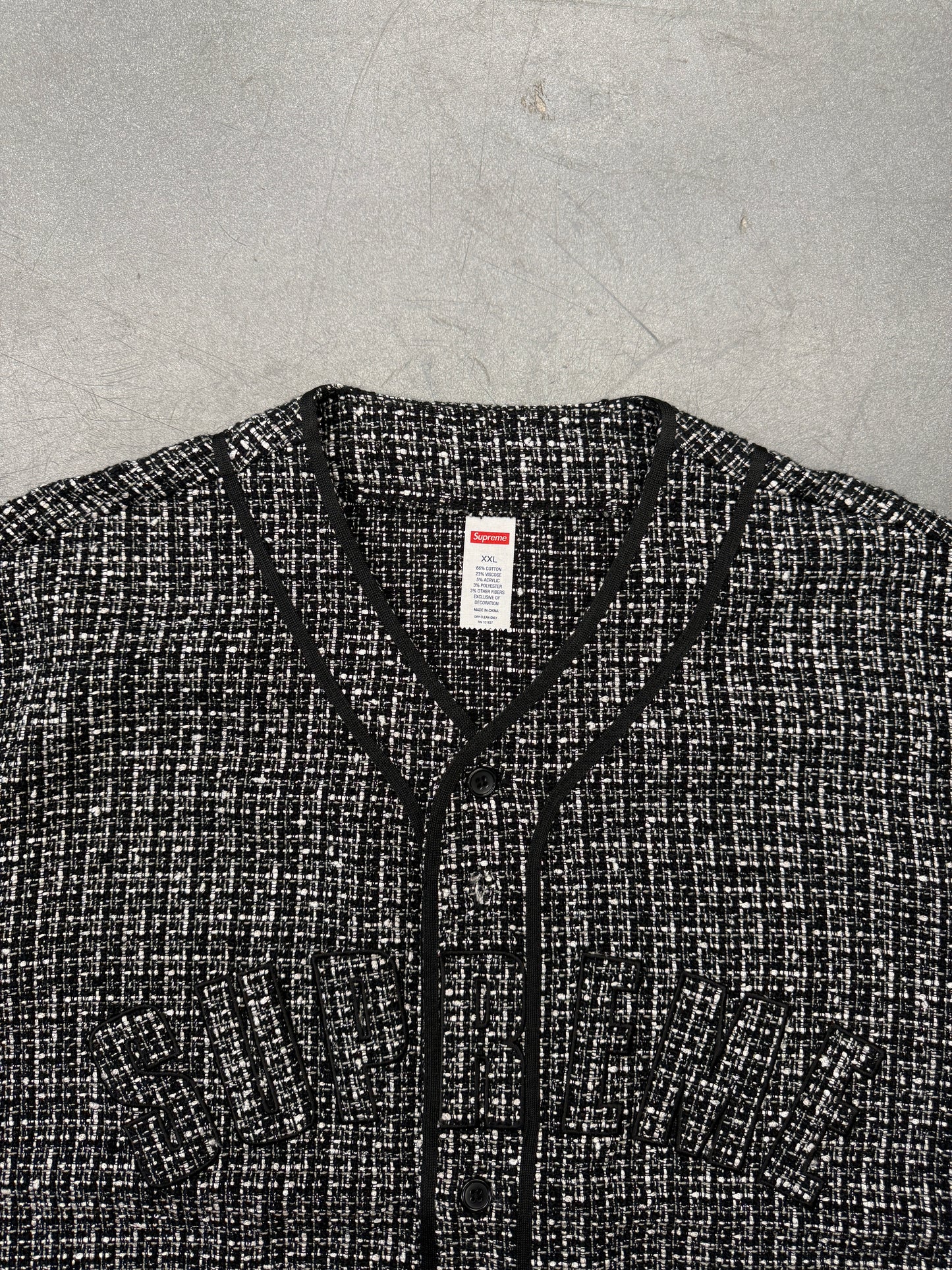 FW25 SUPREME BOUCLE BASEBALL JERSEY