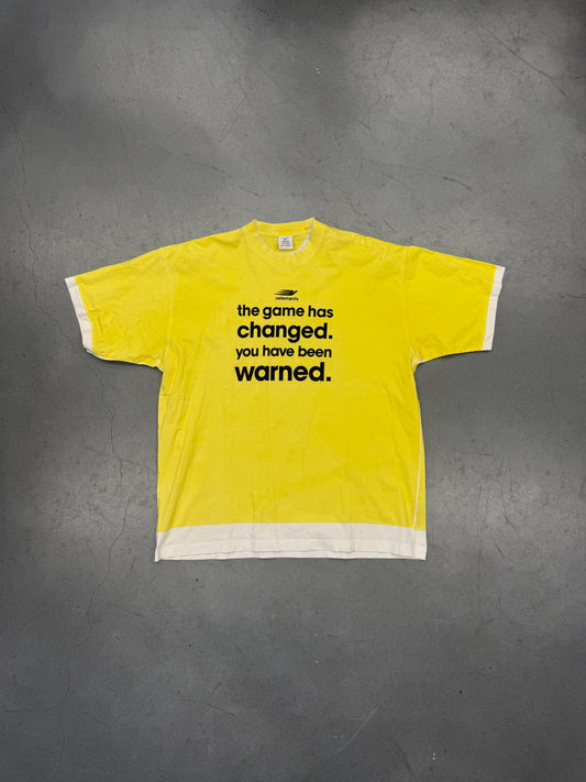 VETEMENTS GAMECHANGING TEE - YELLOW