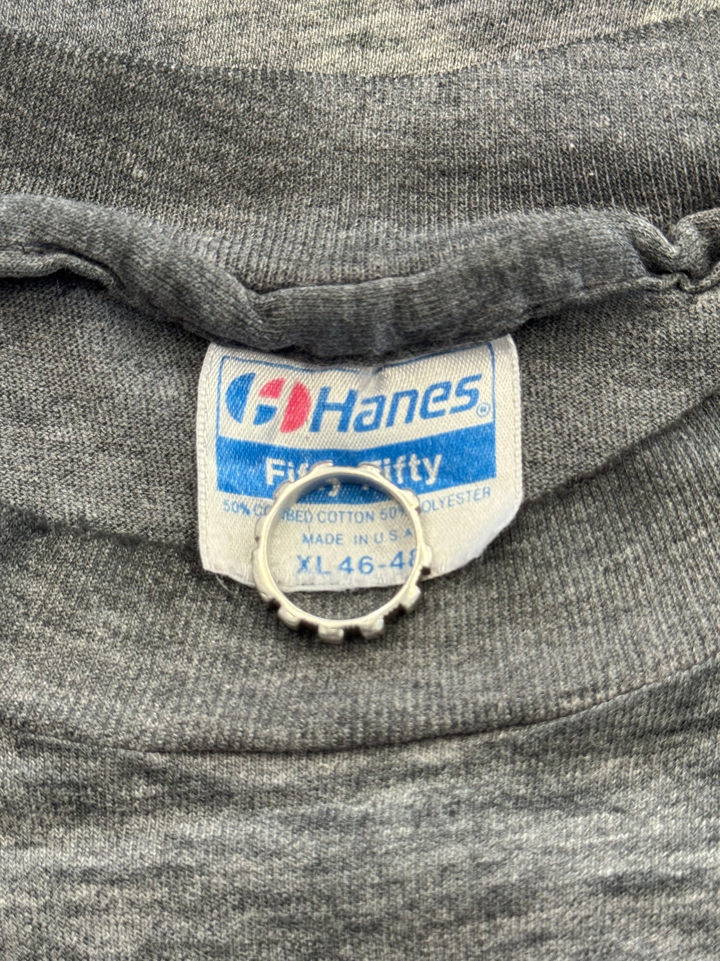 90S BAUHAUS FACE LOGO TEE (HANES TAG)