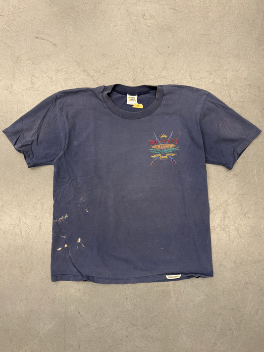 90S MAUI WAVERIDERS SURF TEE (CRAZY SHIRT TAG)
