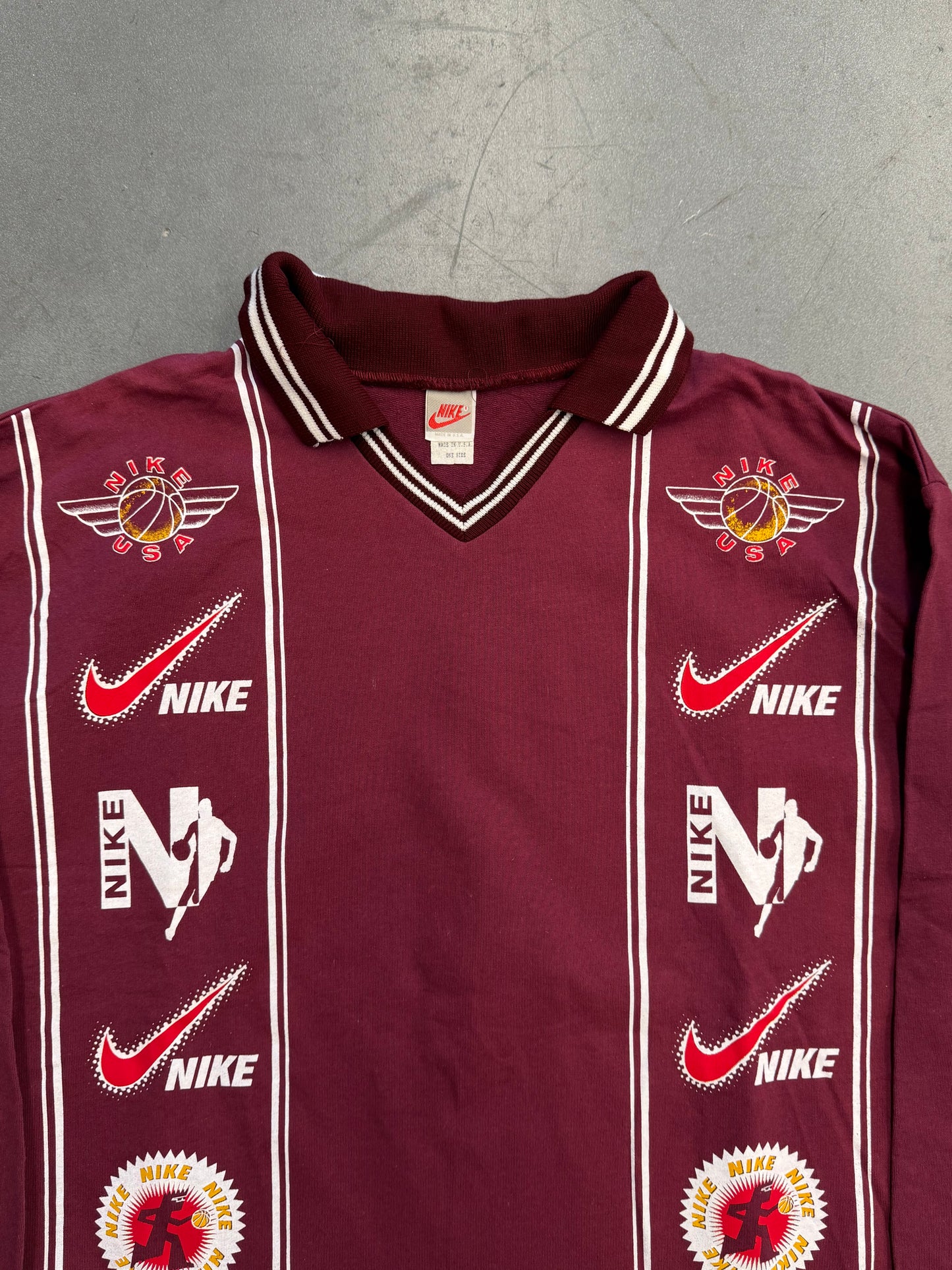90S BOOTLEG NIKE ACG RUGBY STYLE COLLARED LS SHIRT