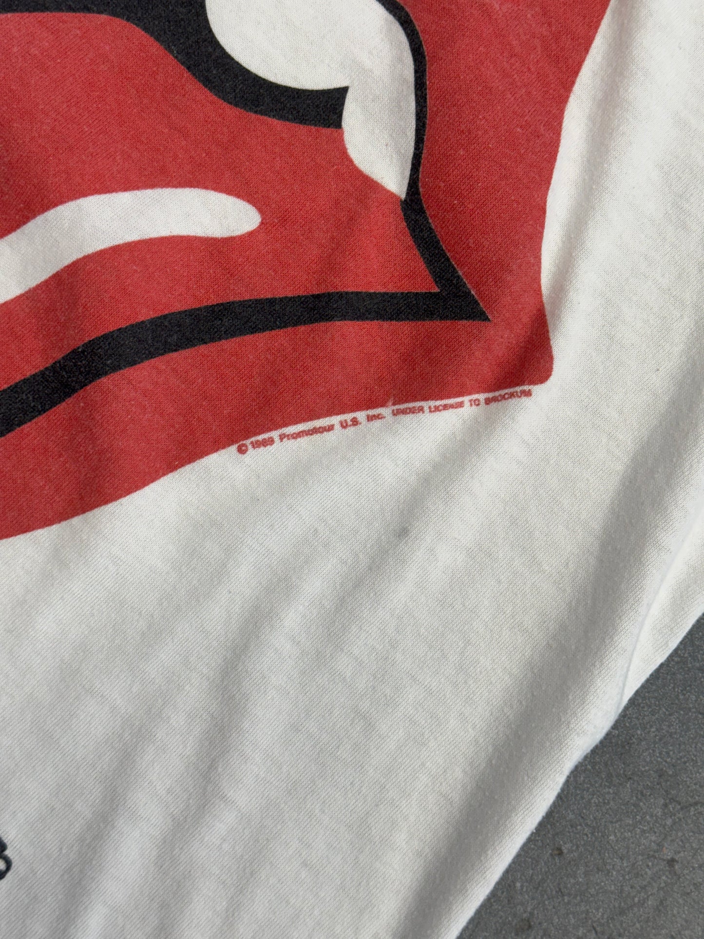 1989 THE ROLLING STONES TONGUE TANK TOP (BROCKUM TAG)
