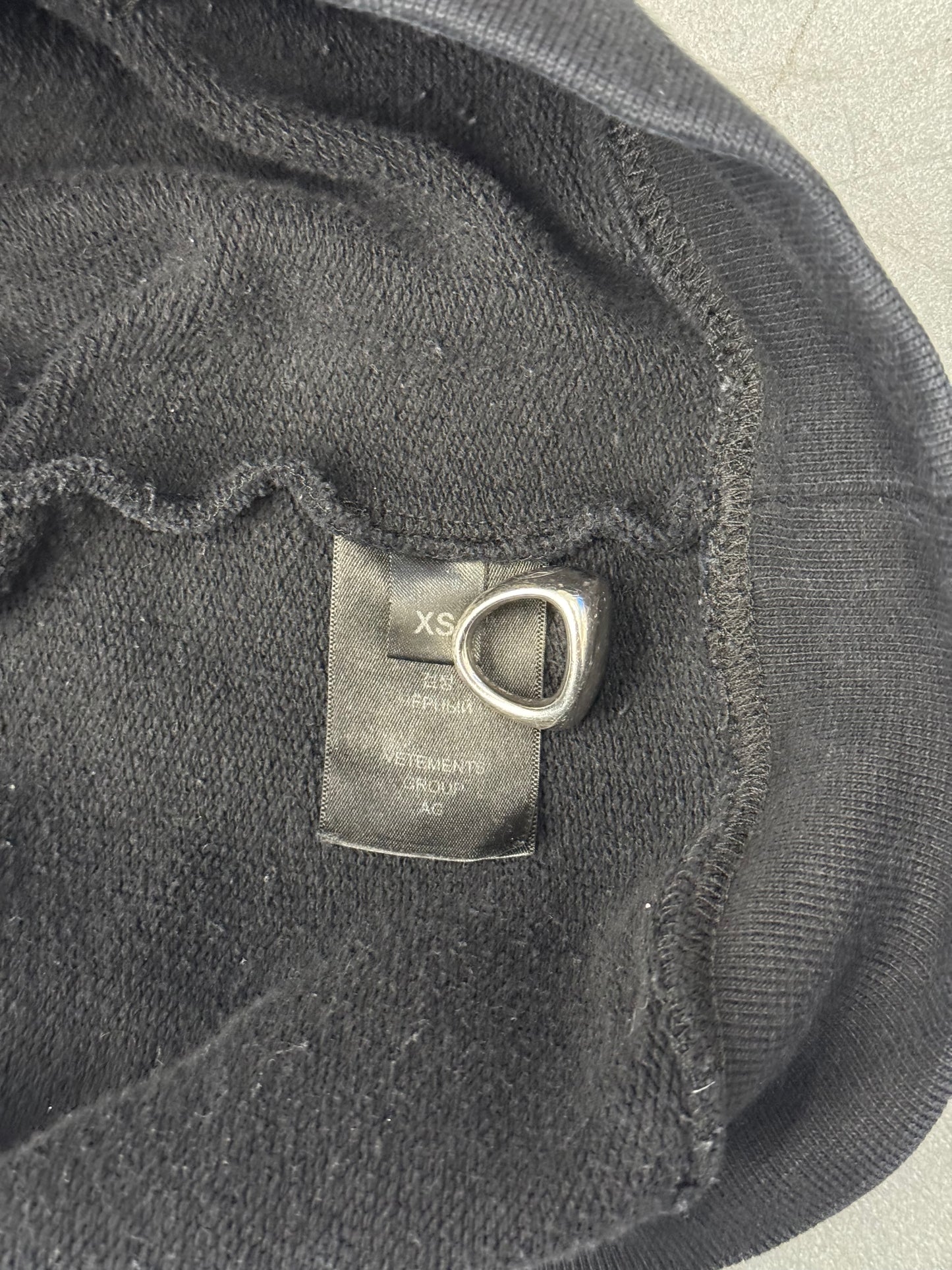 FW21 VETEMENTS NO ANGELS HOODIE - BLACK