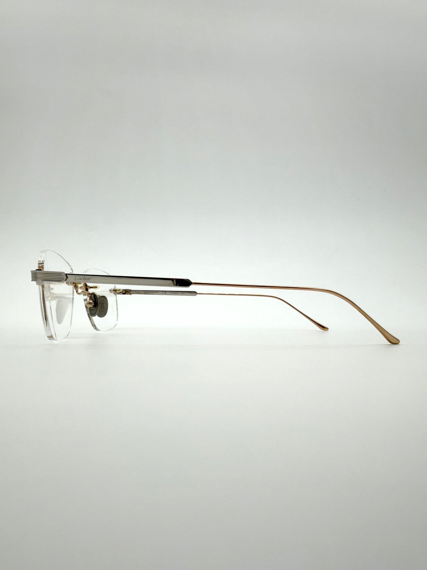 CARTIER K0WKE00270 FRAMELESS GLASSES (W/ BOX AND CASE)