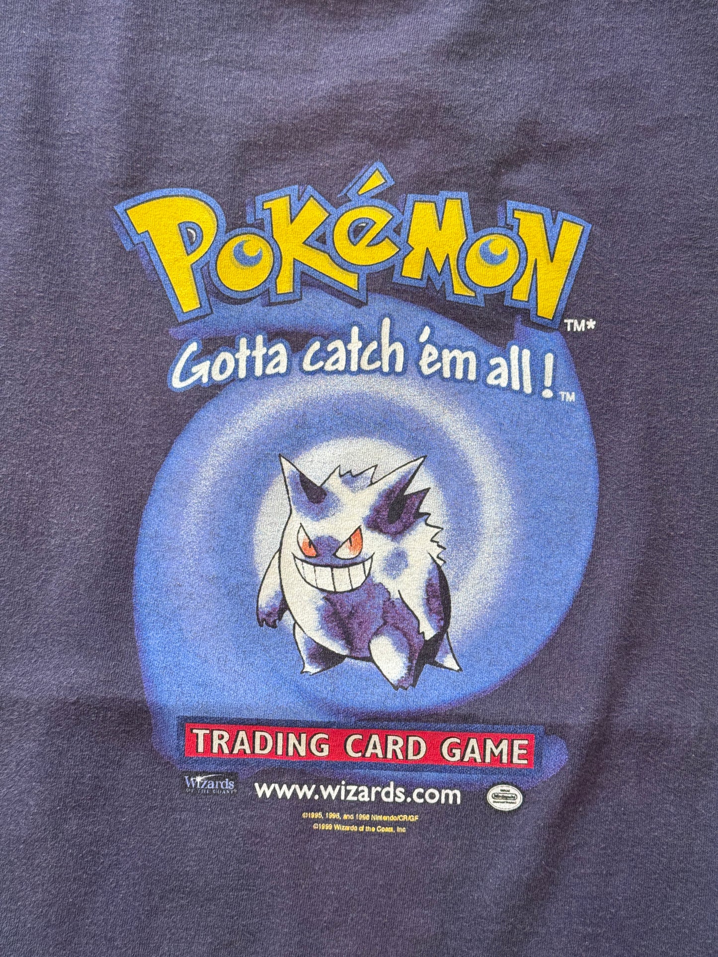 1999 POKEMON GENGAR ORIGIN STAFF TEE (JERZEES TAG)