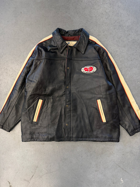 ‘90S WU-TANG WU-WEAR LEATHER OVERCOAT JACKET - NEW OLD STOCK