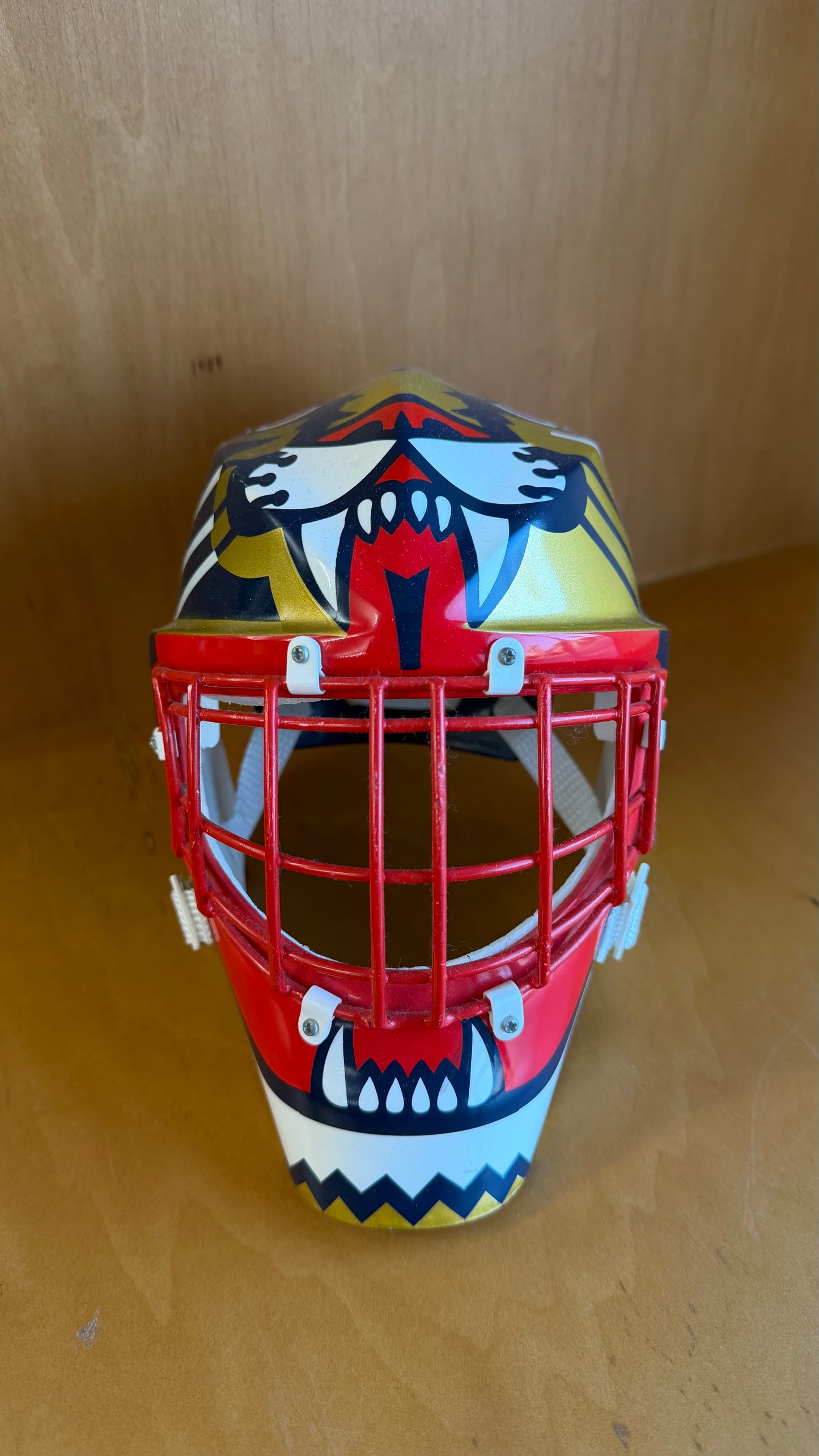 FLORIDA PANTHERS JOHN VANIESBROUCK MINI REPLICA MINI HELEMET