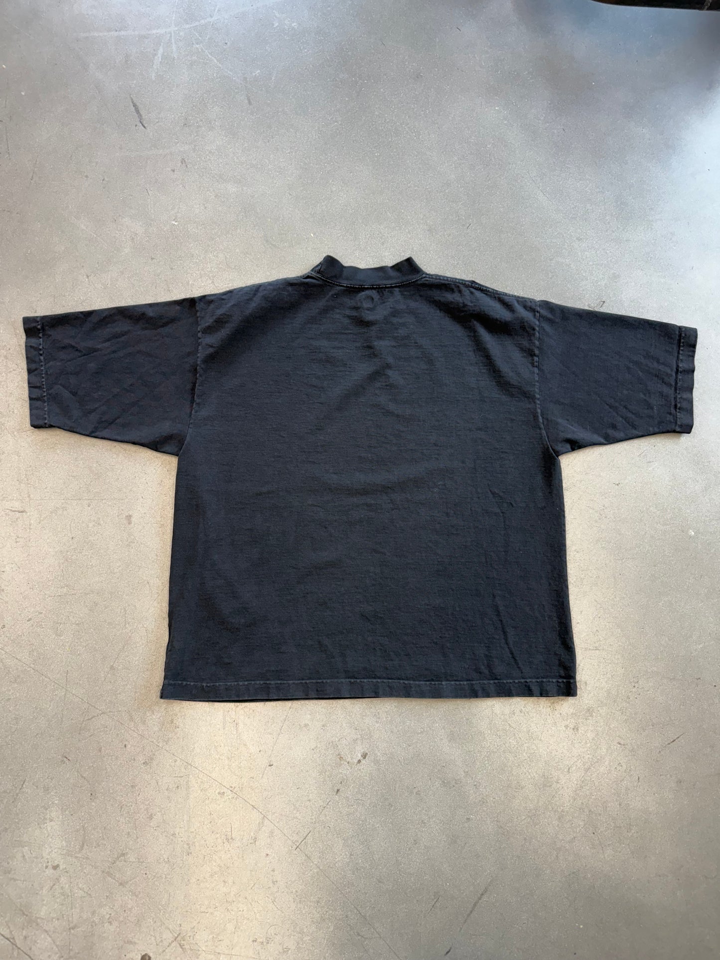 YEEZY GAP LOGO 3/4 SLEEVE TEE - BLACK (XS)