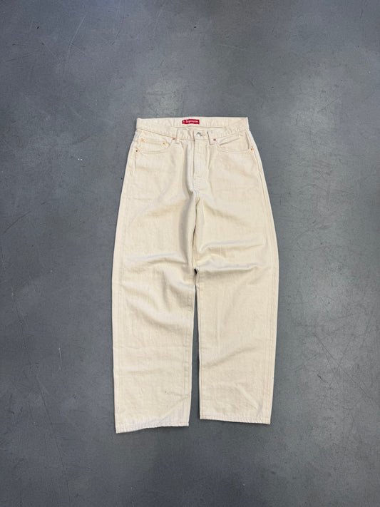 FW25 SUPREME BAGGY SELVEDGE JEAN - NATURAL
