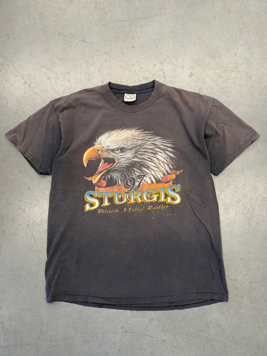 1997 STURGIS BLACK HILLS RALLY EAGLE TEE (CMJ TAG)