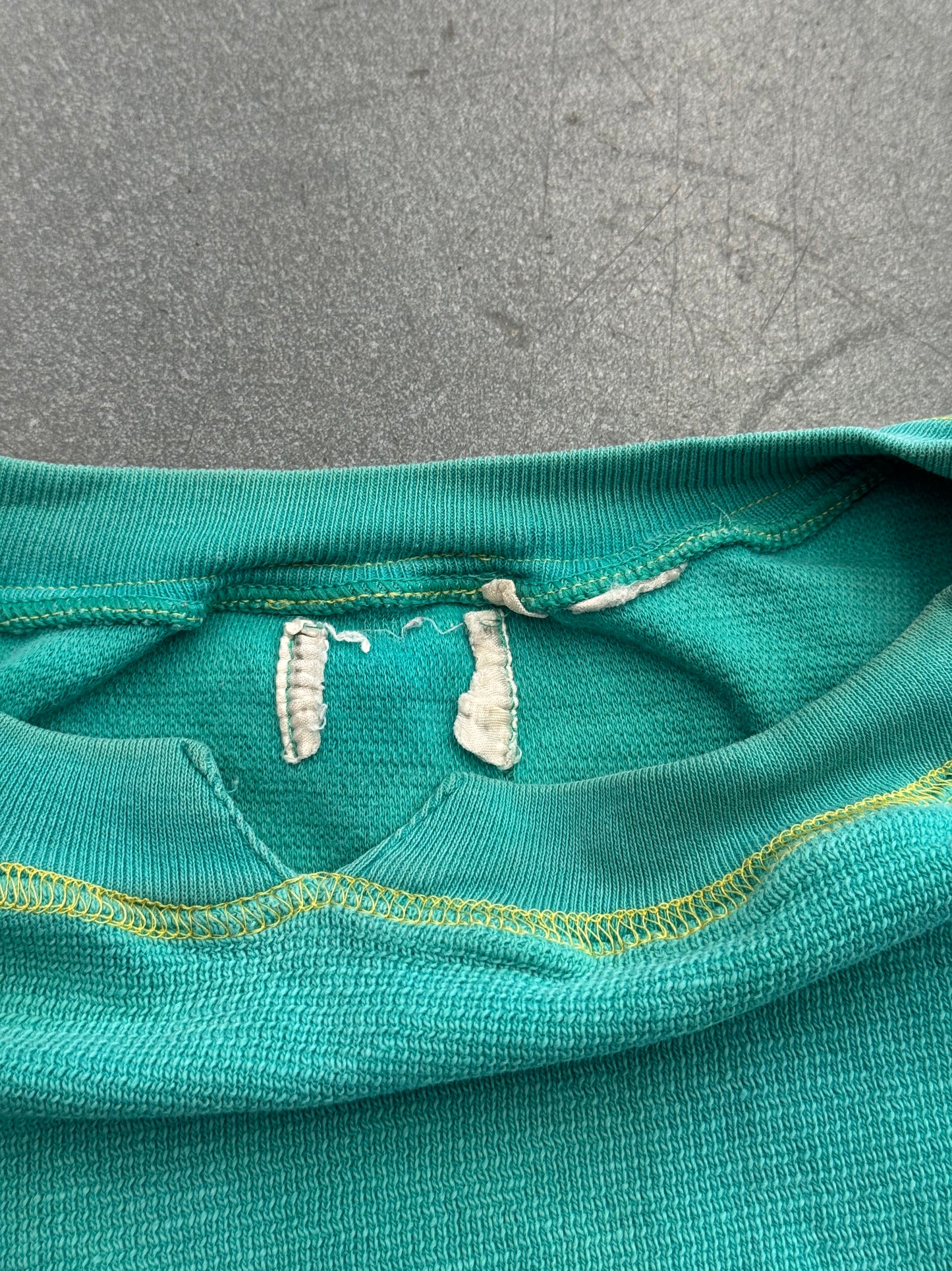 VINTAGE COTTON SLEEVELESS JERSEY SHIRT UNDERLINED NUMBER #1 (CUT TAG)