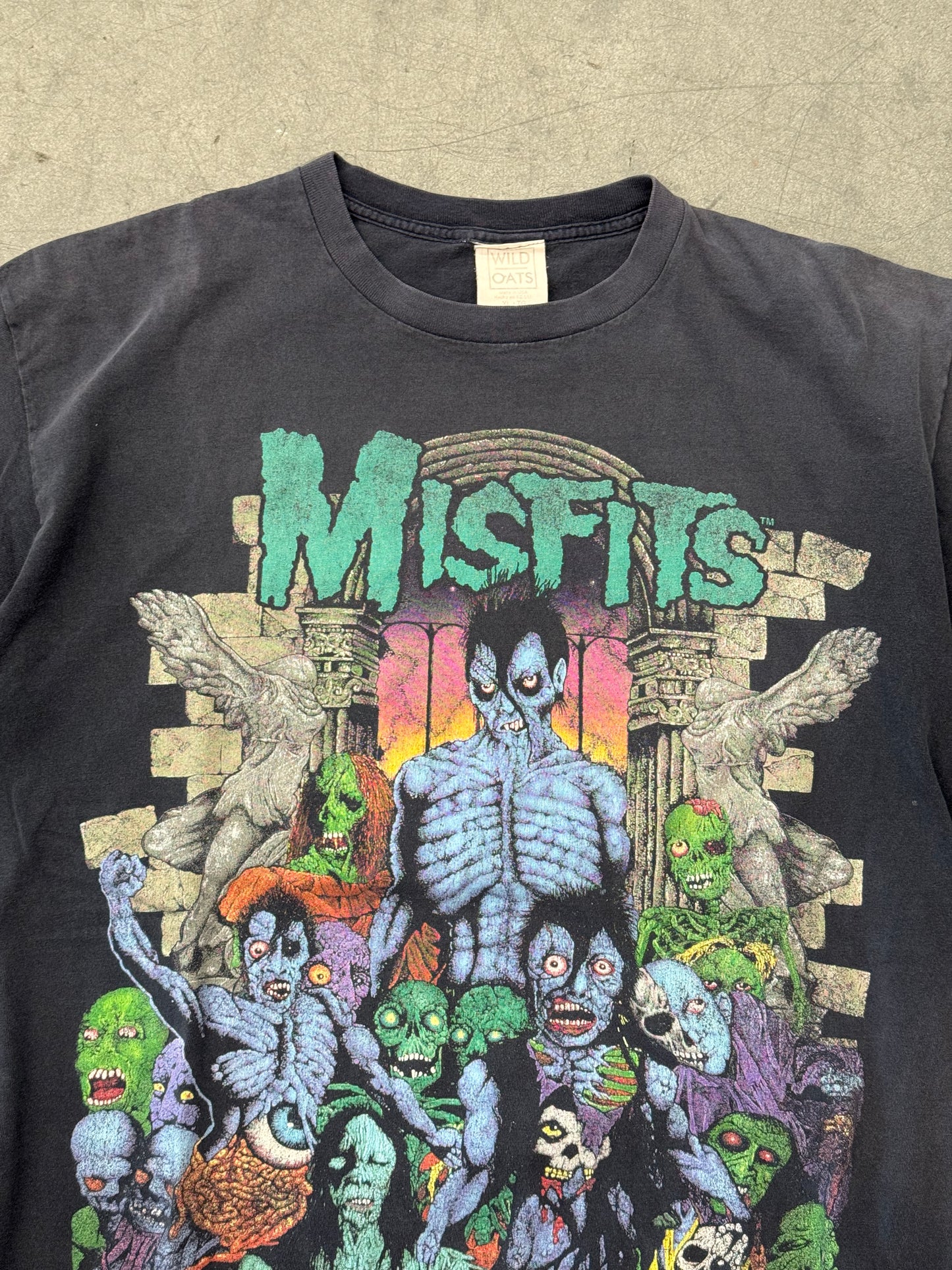 1996 MISFITS EARTH A.D. REPKA ART TEE (WILD OATS TAG)