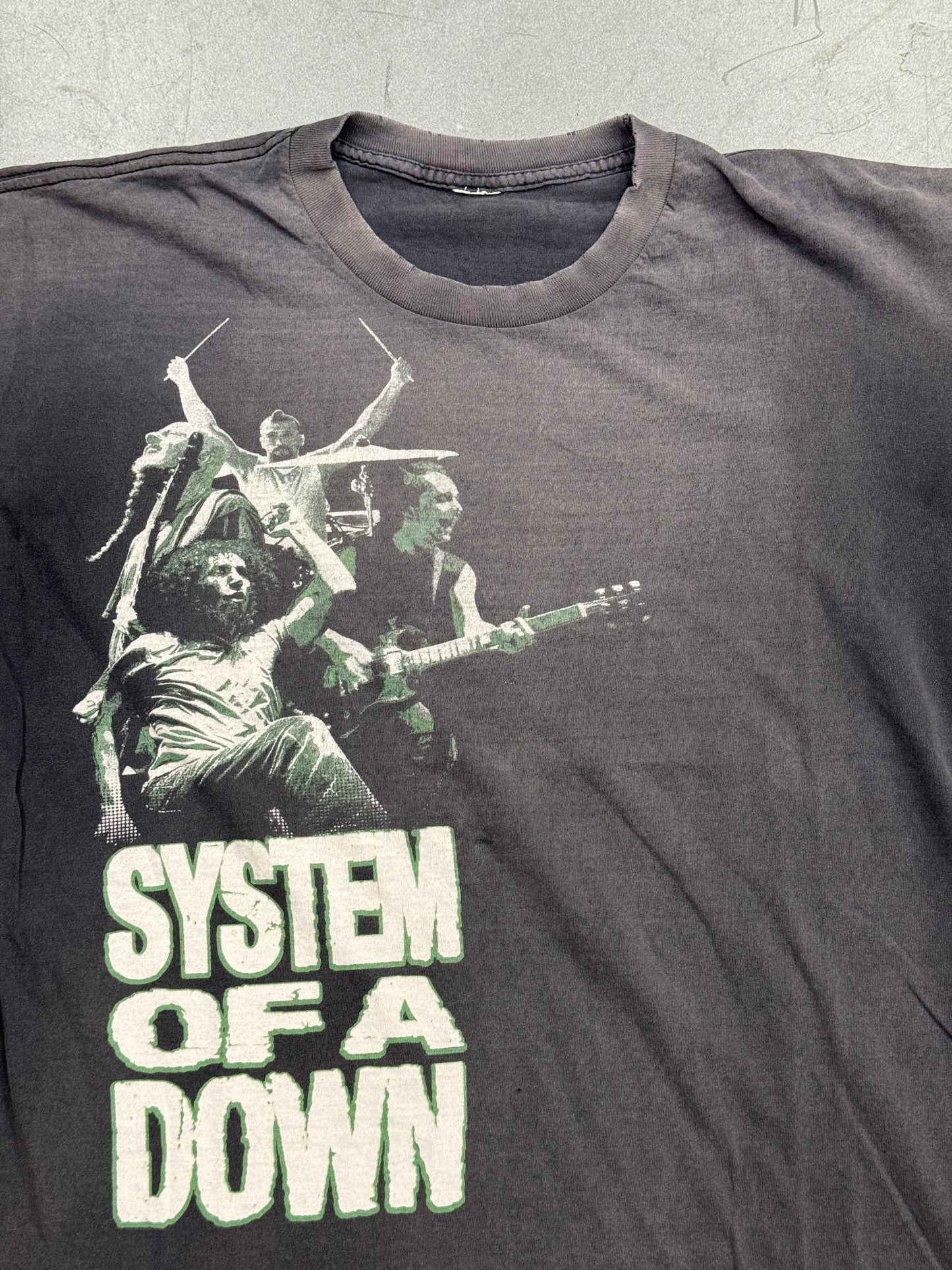 Y2K SYSTEM OF A DOWN BAND MEMBERS SIDE PRINT TEE (CUT TAG)