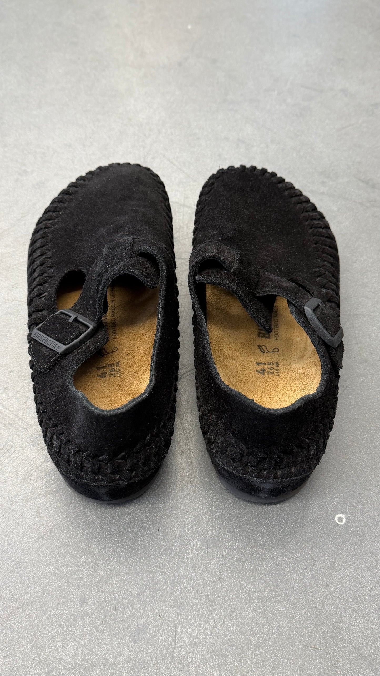 KITH BIRKENSTOCK LONDON BRAIDED - BLACK (W/BOX)