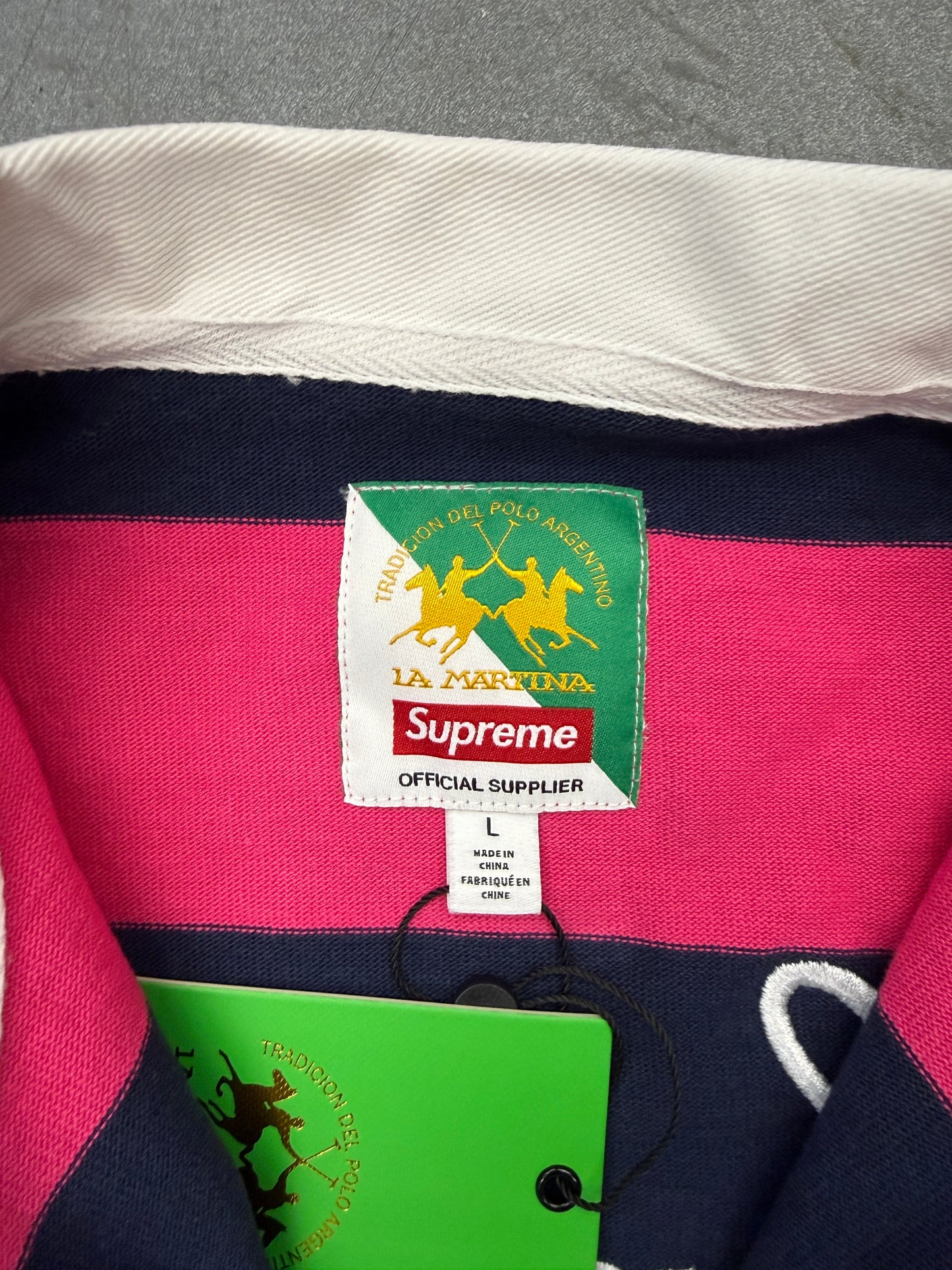 SS26 SUPREME LA MARTINA JACOB & CO RUGBY LS SHIRT