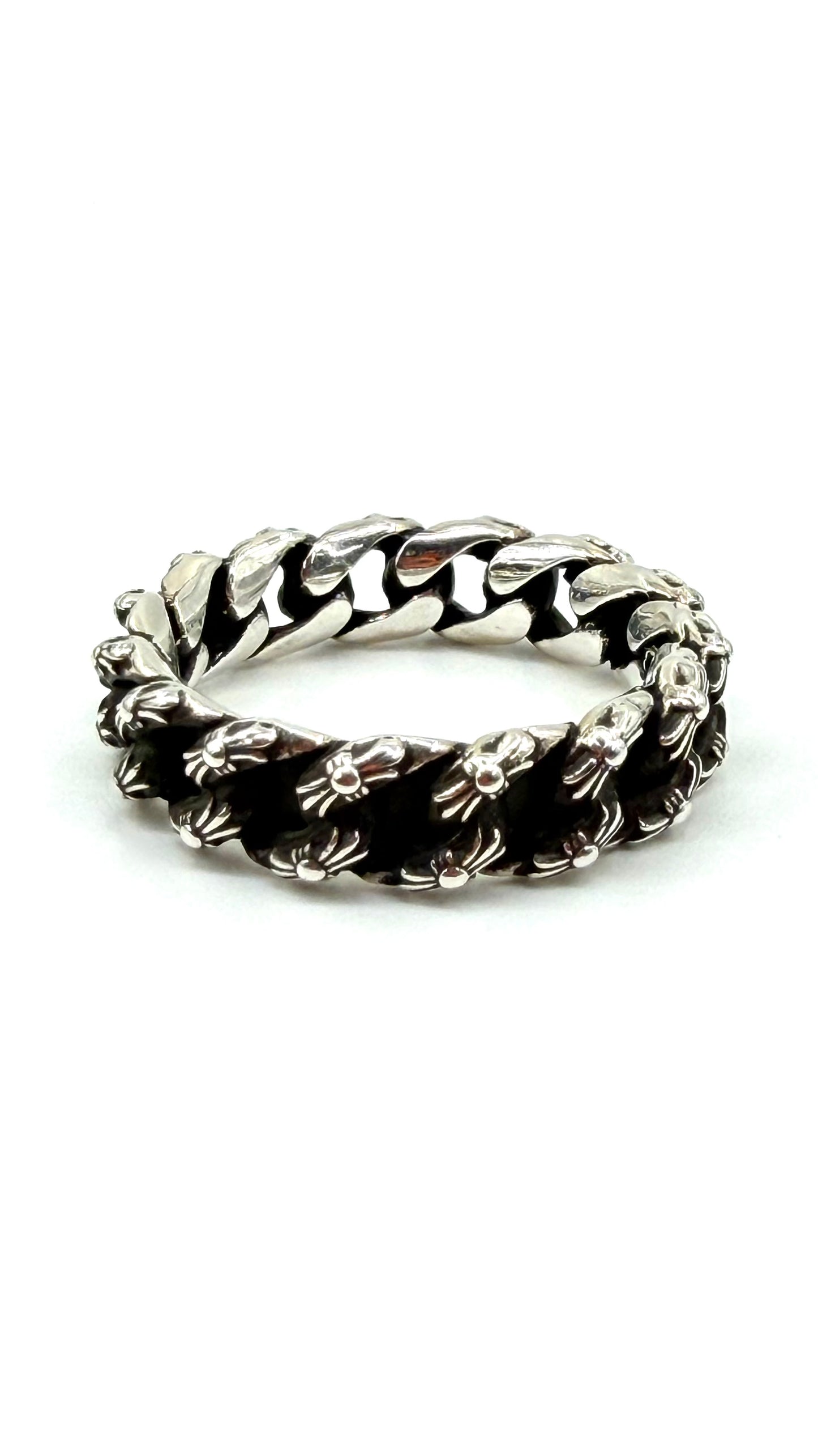 CHROME HEARTS SMALL SILVER EXTRA FANCY RING