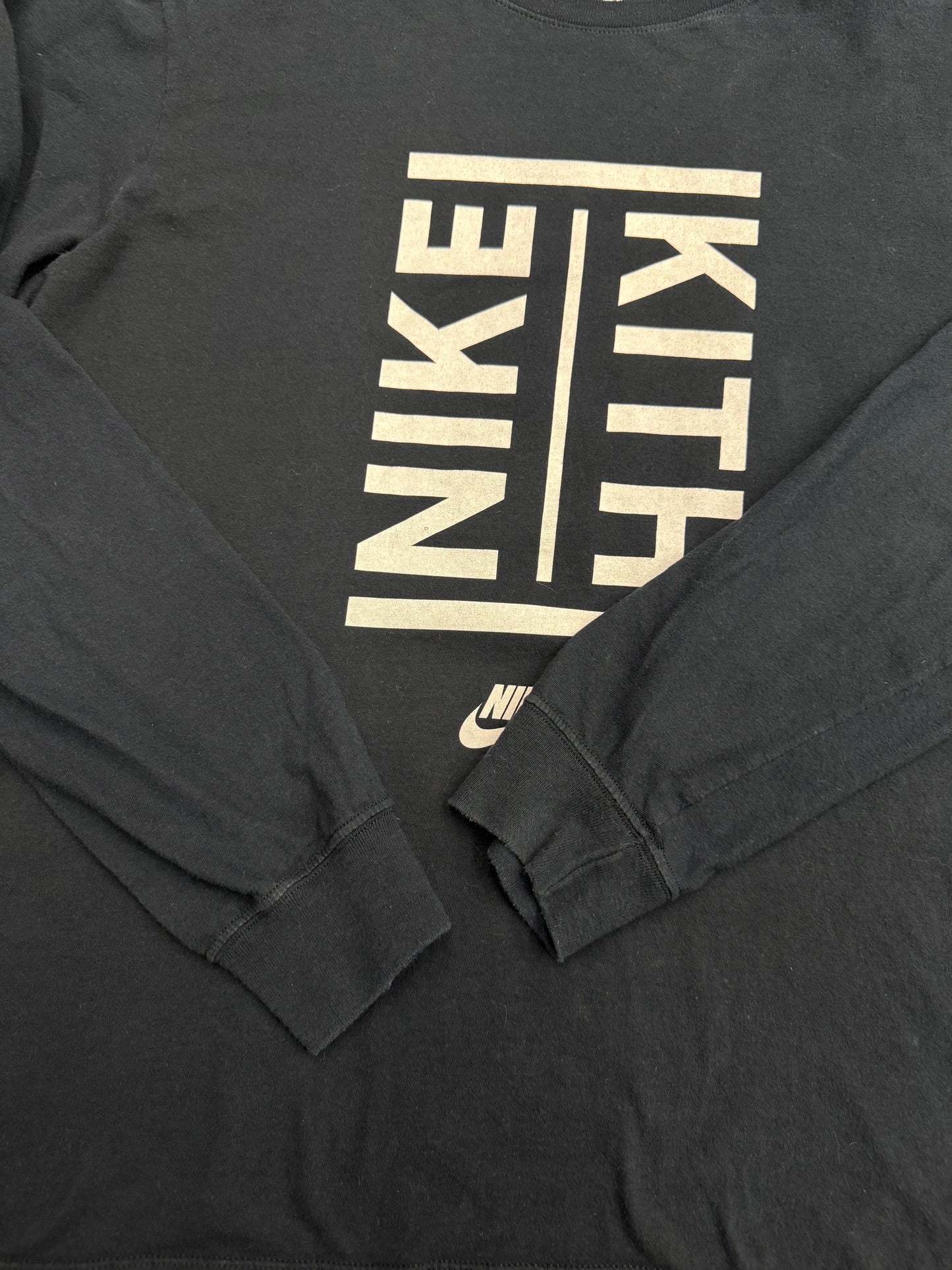 KITH NIKE AIR FORCE 1 LS TEE - BLACK (L)