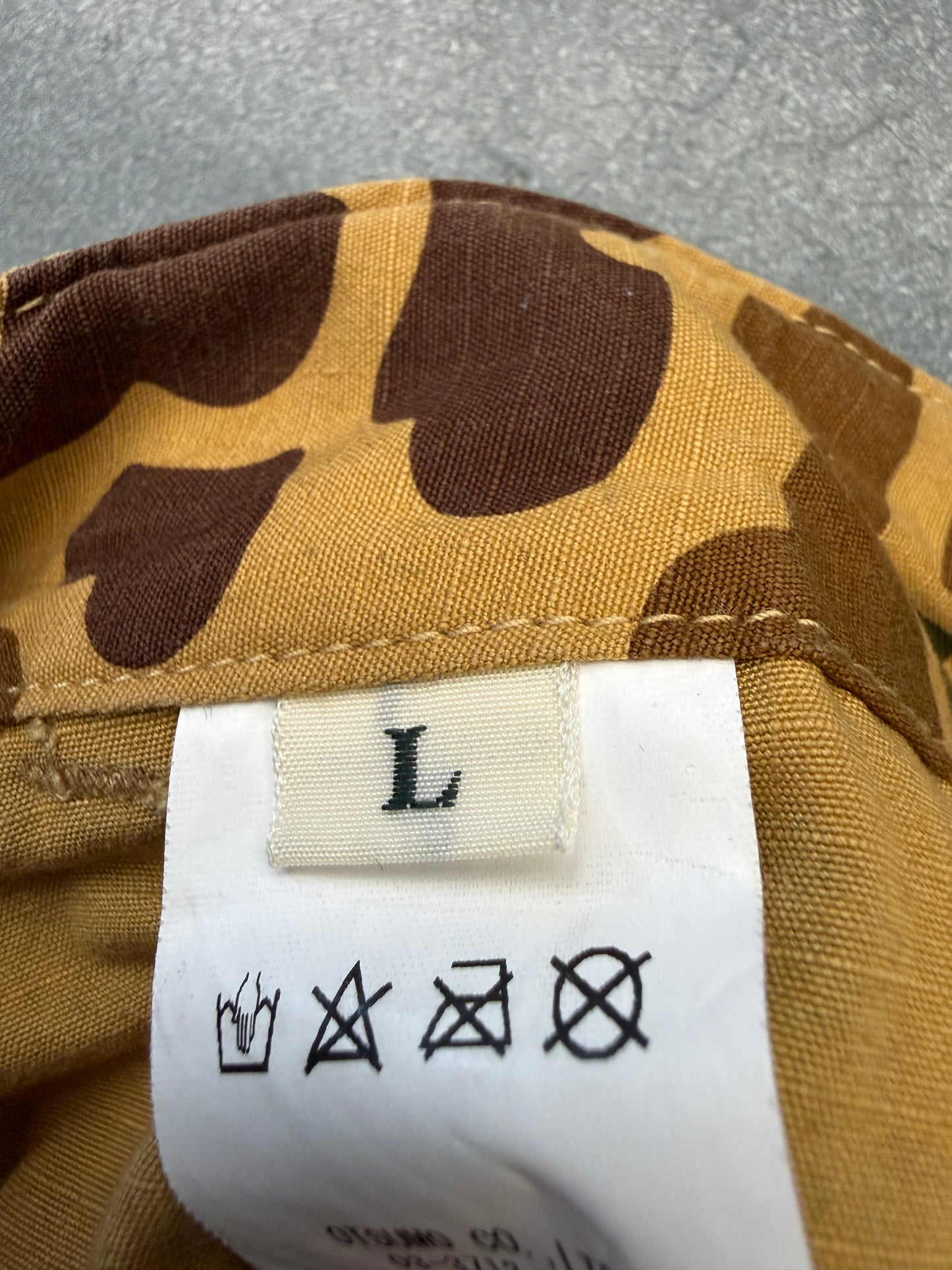 HUMAN MADE CARGO DUCK CAMO PANTS