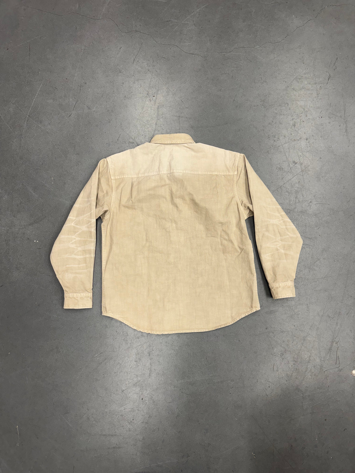 SS26 SUPREME WORN SNAP PAINTER SHIRT - NATURAL