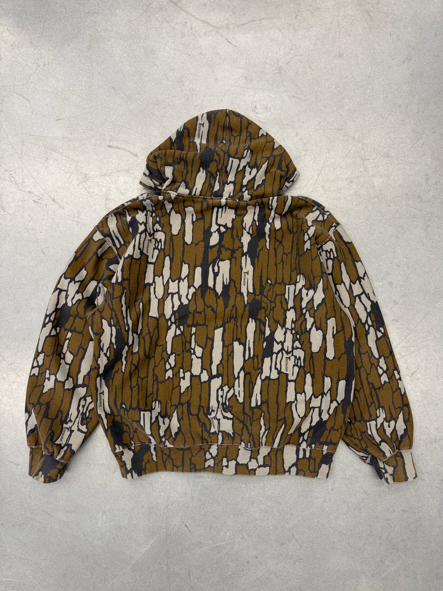 SS25 SUPREME WORK ZIP UP HOODIE -  MOSSY OAK TREBARK CAMO