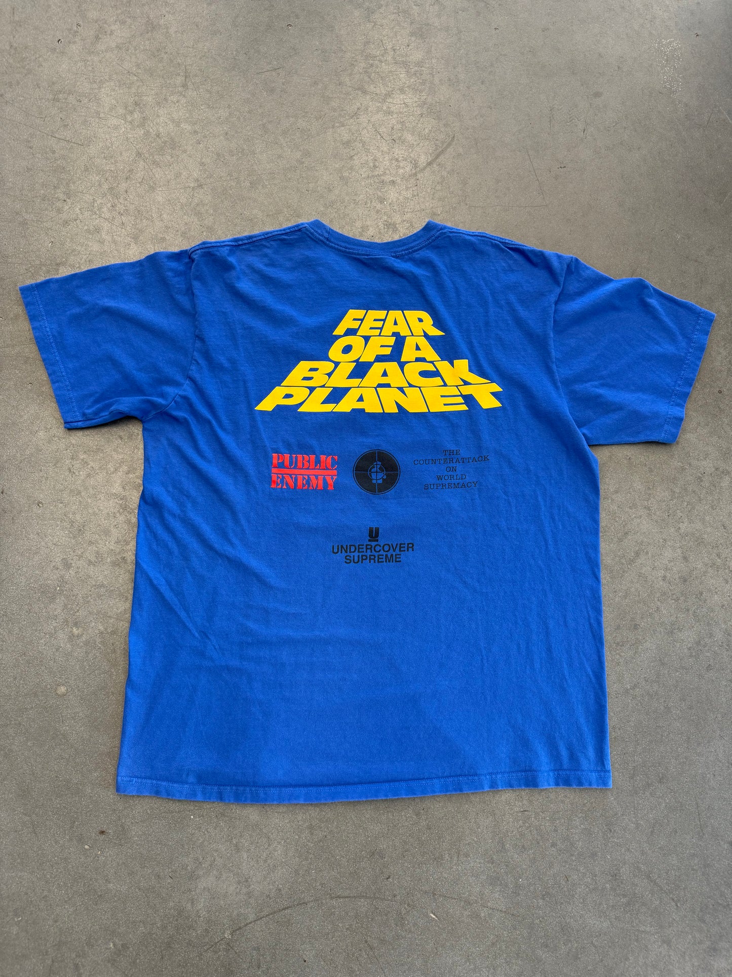 SS18 SUPREME UNDERCOVER/PUBLIC ENEMY WHITE HOUSE TEE - ROYAL