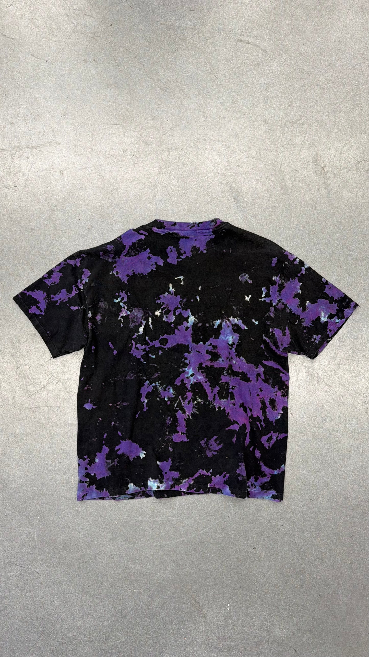 1994 SLAYER BLACK TIE-DYE TEE (HANES BEEFY-T TAG)