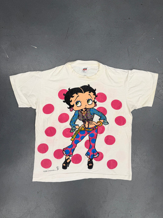 1993 BETTY BOOP HIPPIE DISCO TEE (ANVIL TAG)