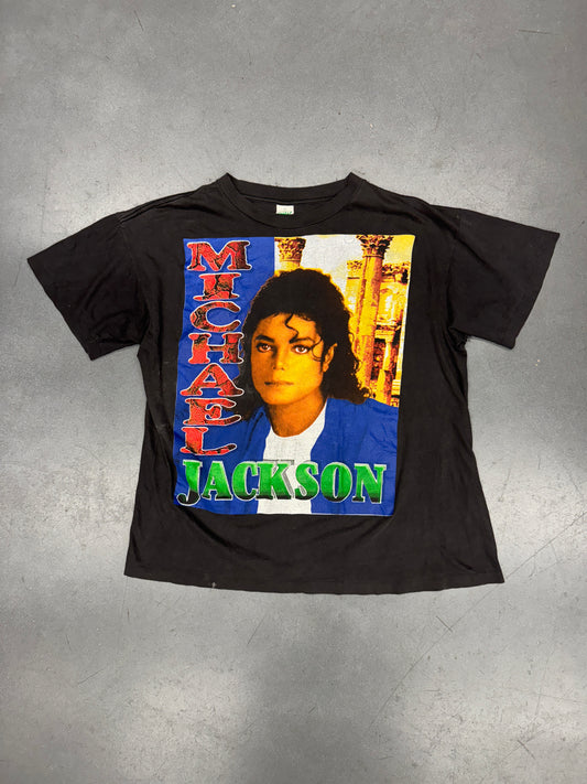 90'S MICHAEL JACKSON THE KING OF POP RAP TEE (SBW TAG)