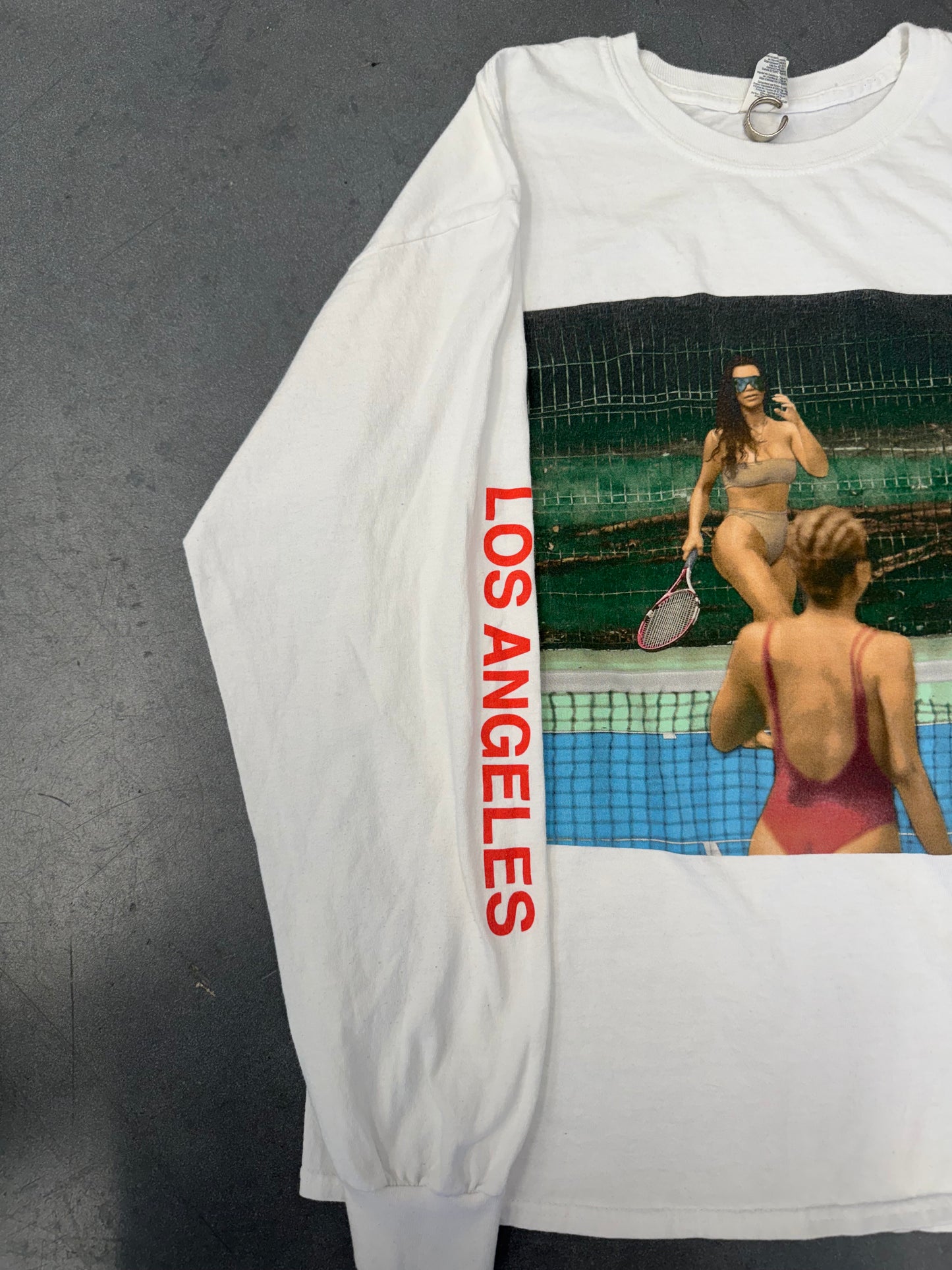 2016 KANYE WEST SAINT PABLO KIM KARDASHIAN LS TEE