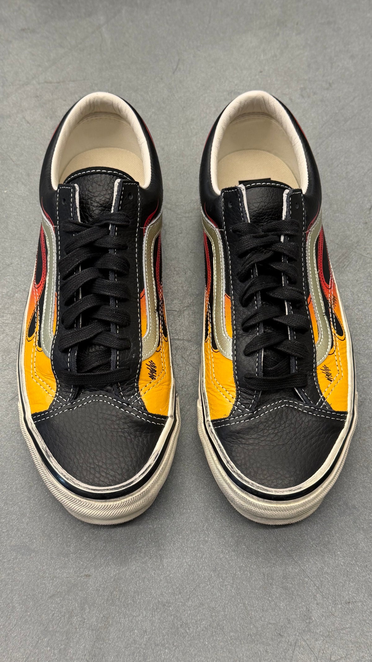 2026 VANS LX SKOOL ARCHIVE FLAME BLACK