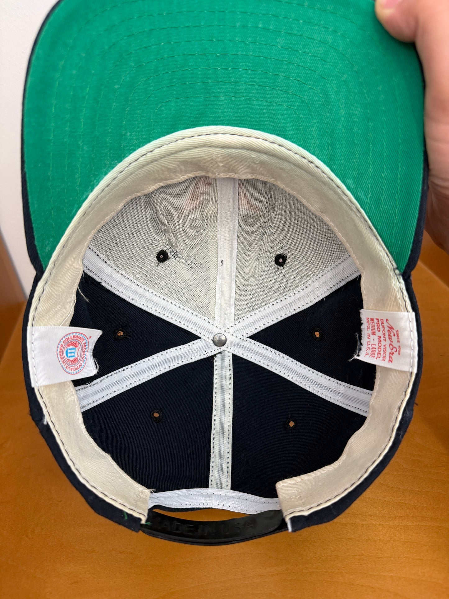 80'S VINTAGE UNIVERSITY OF VIRGINIA SNAPBACK HAT AS SEEN IN EDWARD SCISSORHANDS  (NEW ERA TAG)