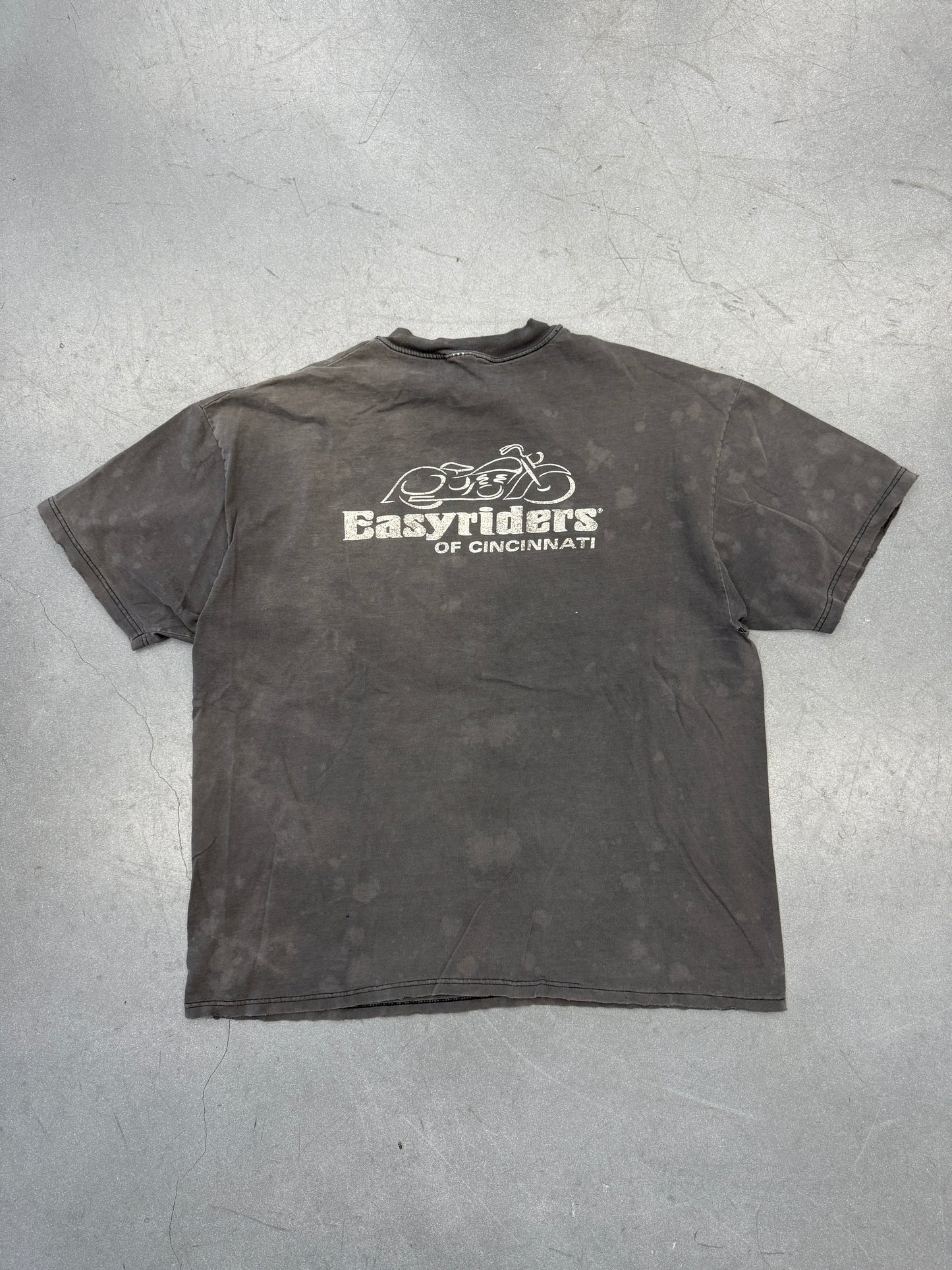 90S EASYRIDERS OF CINCINNATI MOTORCYCLE TEE (HANES BEEFY TAG)
