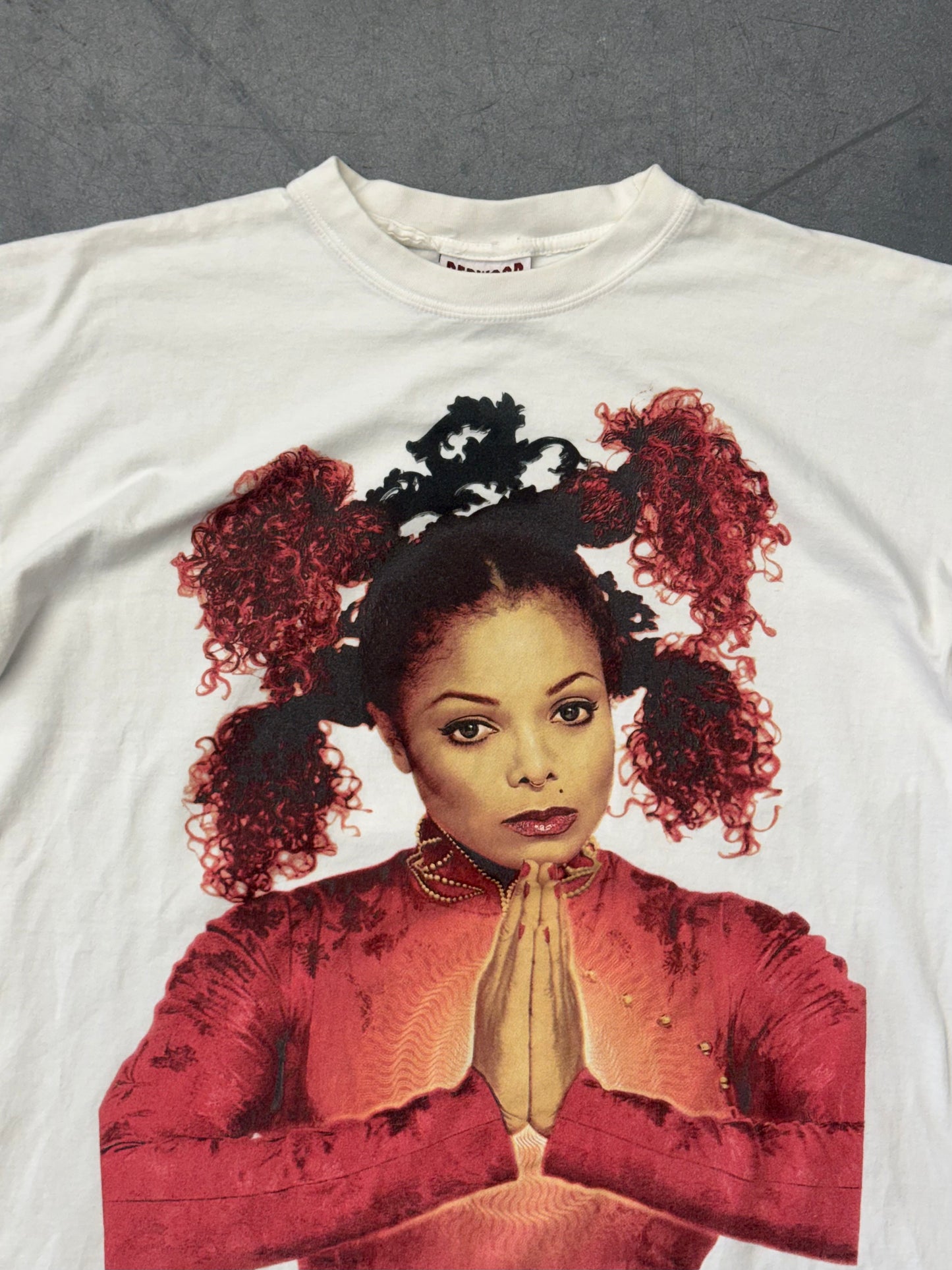 1998 JANET JACKSON VELVET ROPE WORLD TOUR TEE (REDWOOD TAG)