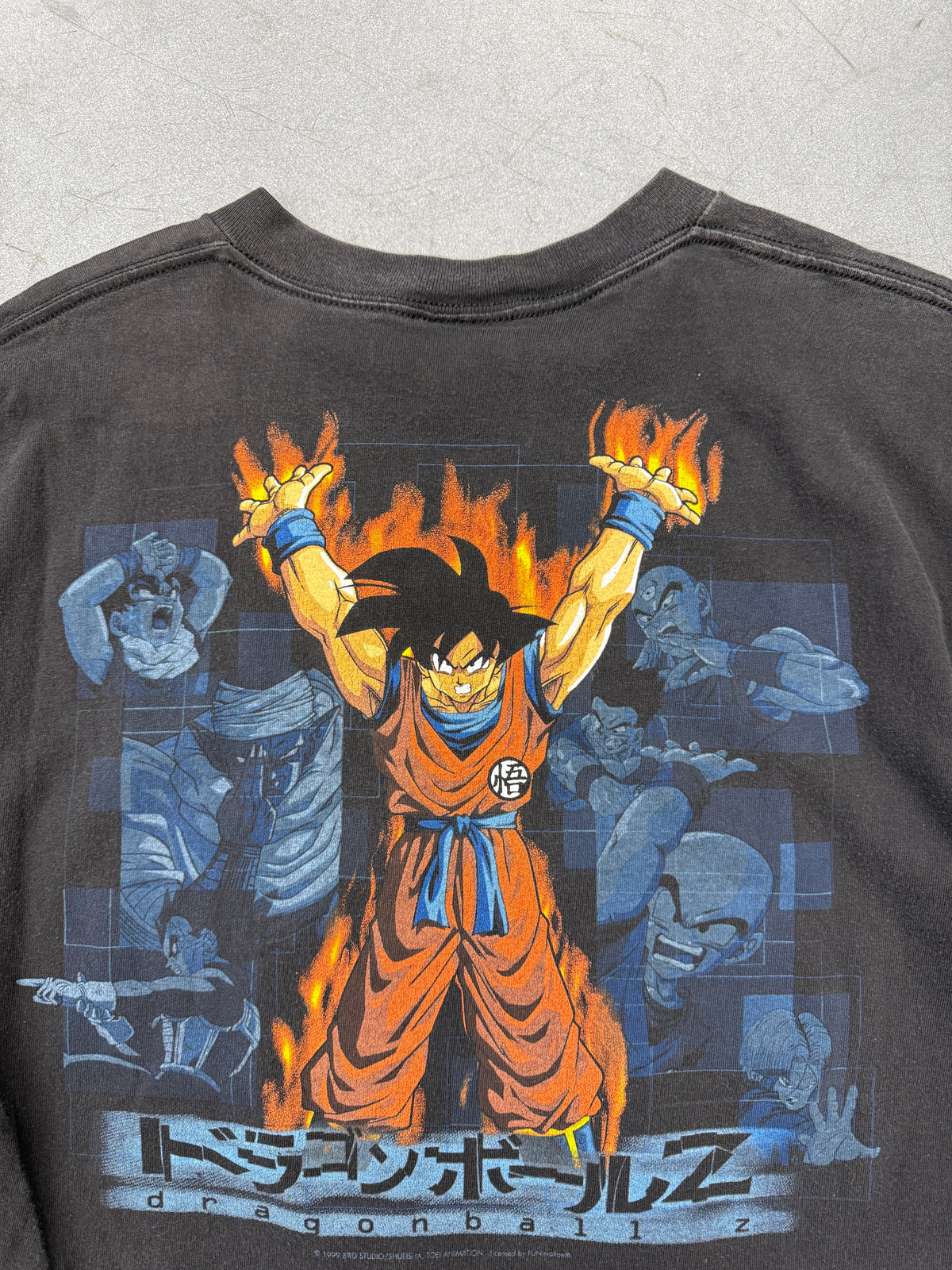 1999 DRAGON BALL Z GOKU MULLET TEE (TULTEX TAG)