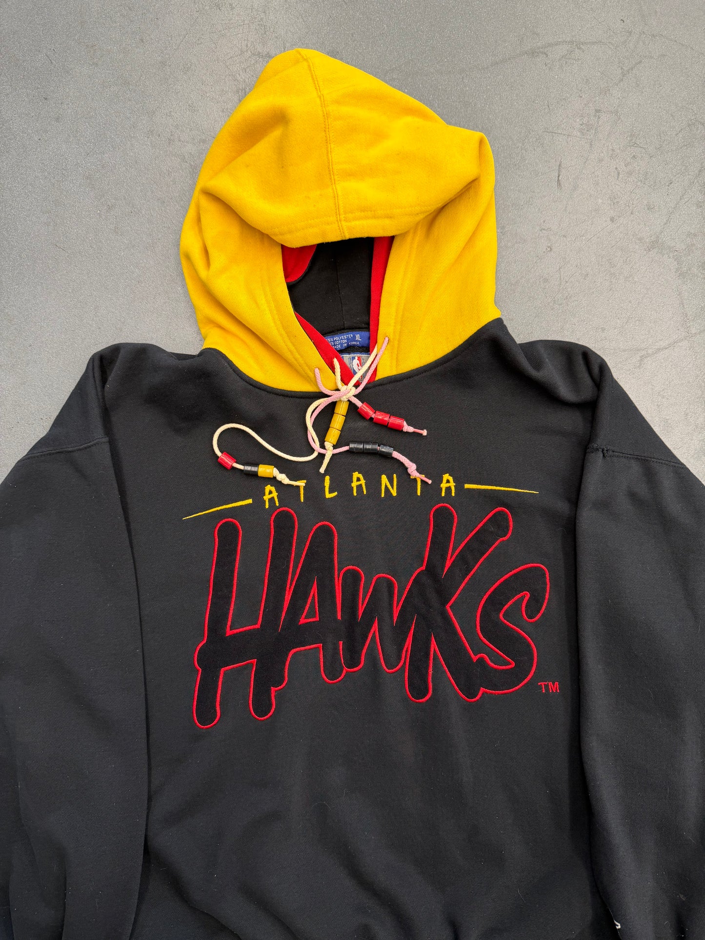 90'S STARTER NBA ATLANTA HAWKS DOUBLE HOODIE
