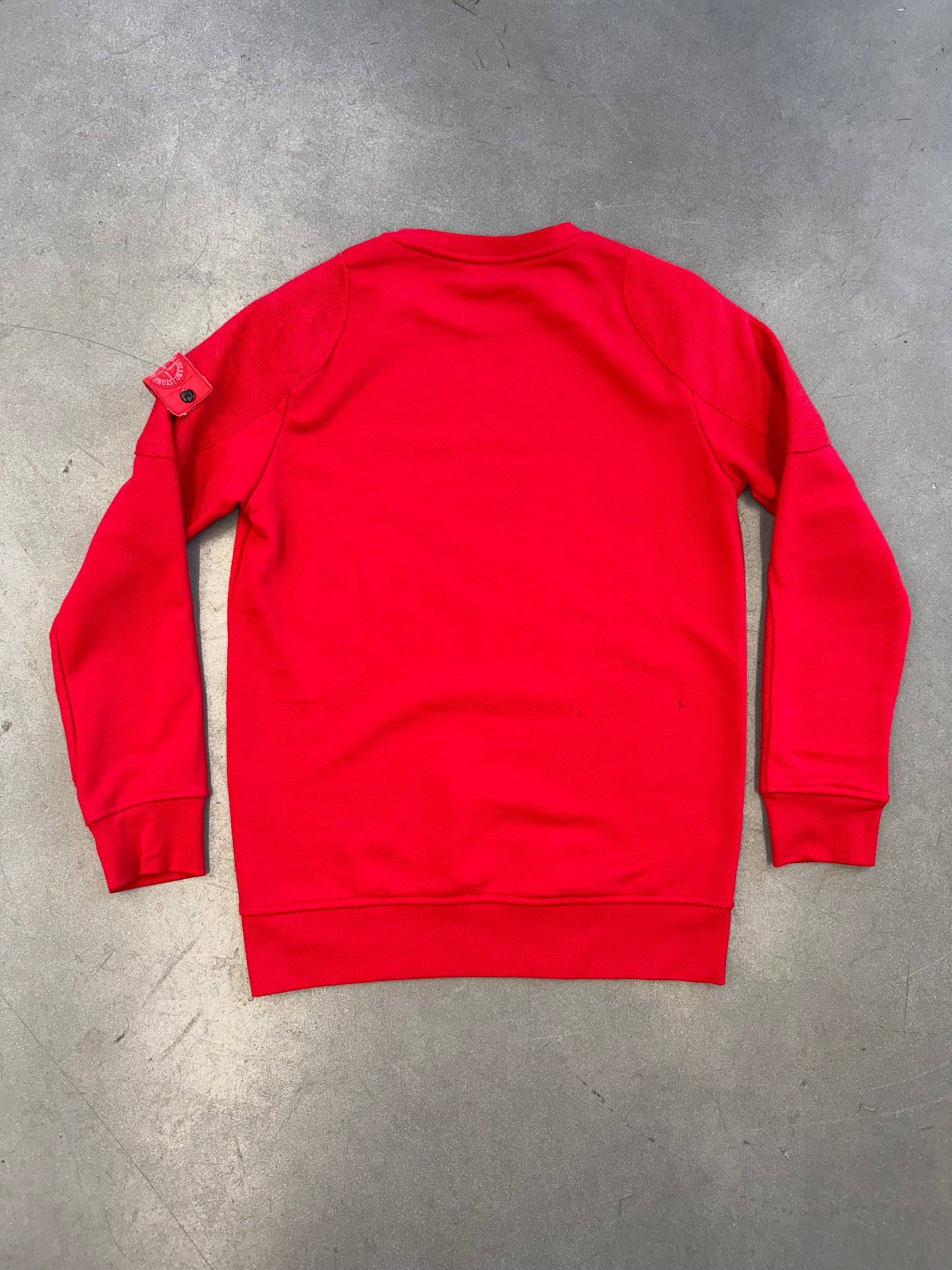 STONE ISLAND KNIT CREWNECK "PATCH LOGO"