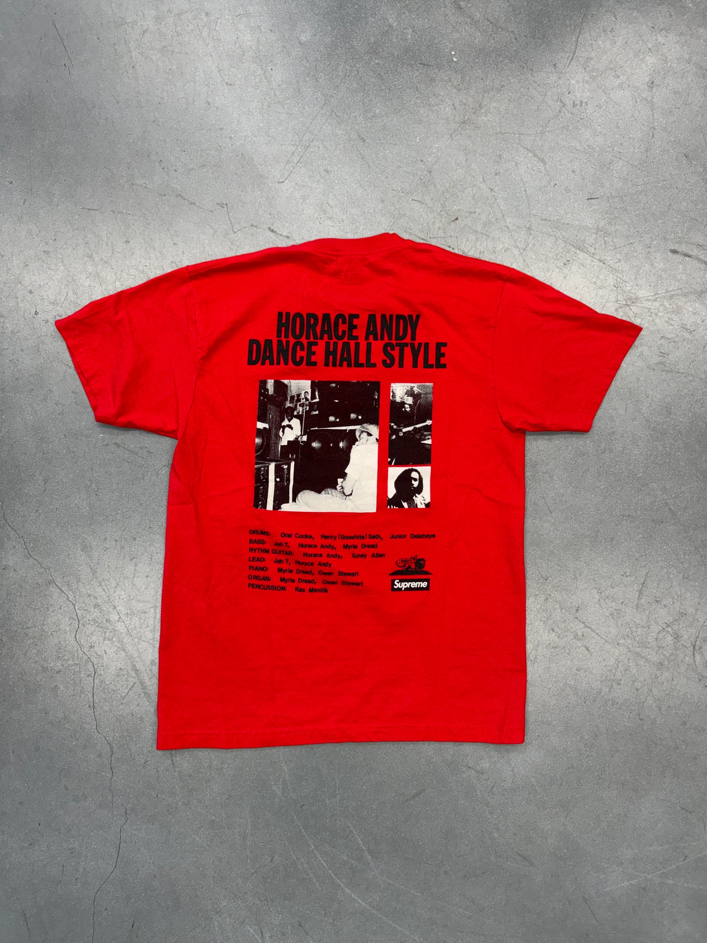 SS13 SUPREME WACKIE'S HORACE ANDY TEE - RED