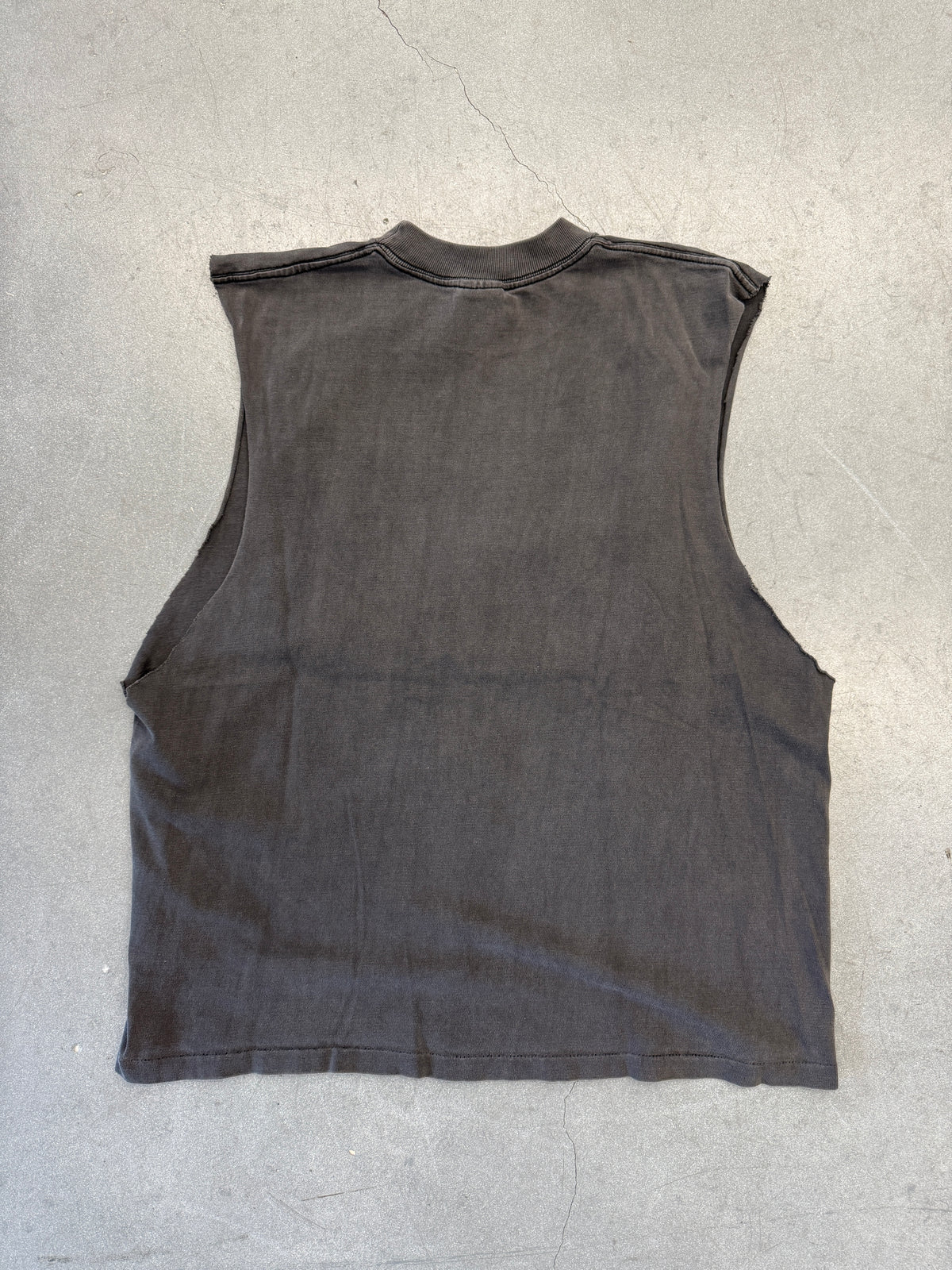 1993 MLB FLORIDA MARLINS TAZ DISTRESSED CUT-OFF TEE (HORIZON TEEEZ TAG)