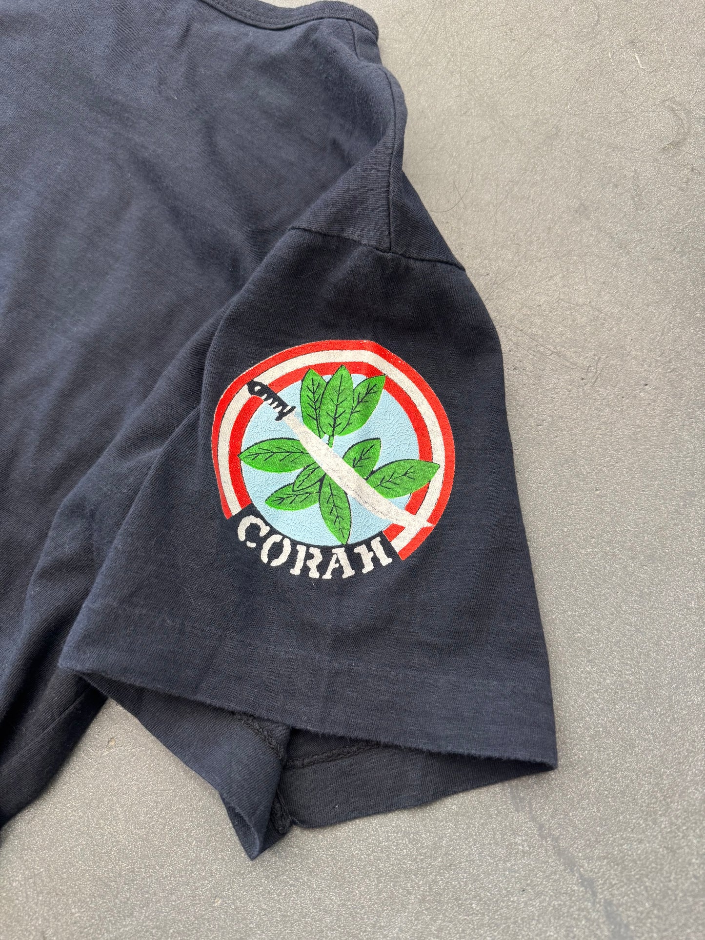 1990 PURU TASK FORCE COCA SEEDBED ERADICATION TEE (TAKE OFF TAG)