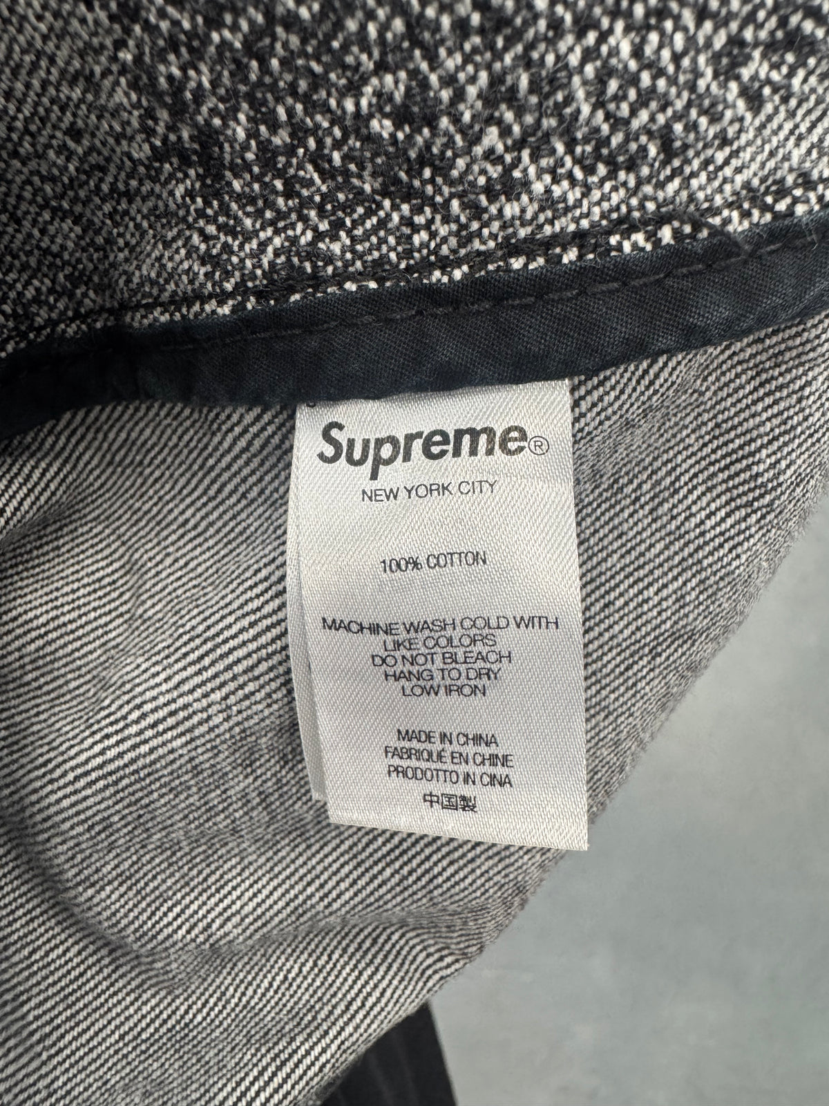 FW21 SUPREME JOHN COLTRANE A LOVE SUPREME DENIM HARRINGTON JACKET