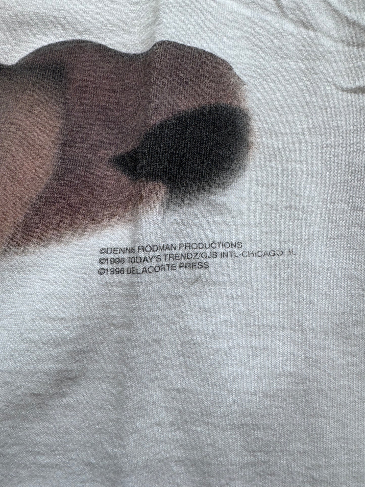 1996 DENNIS RODMAN NEON HAIR TEE (MURINA TAG)