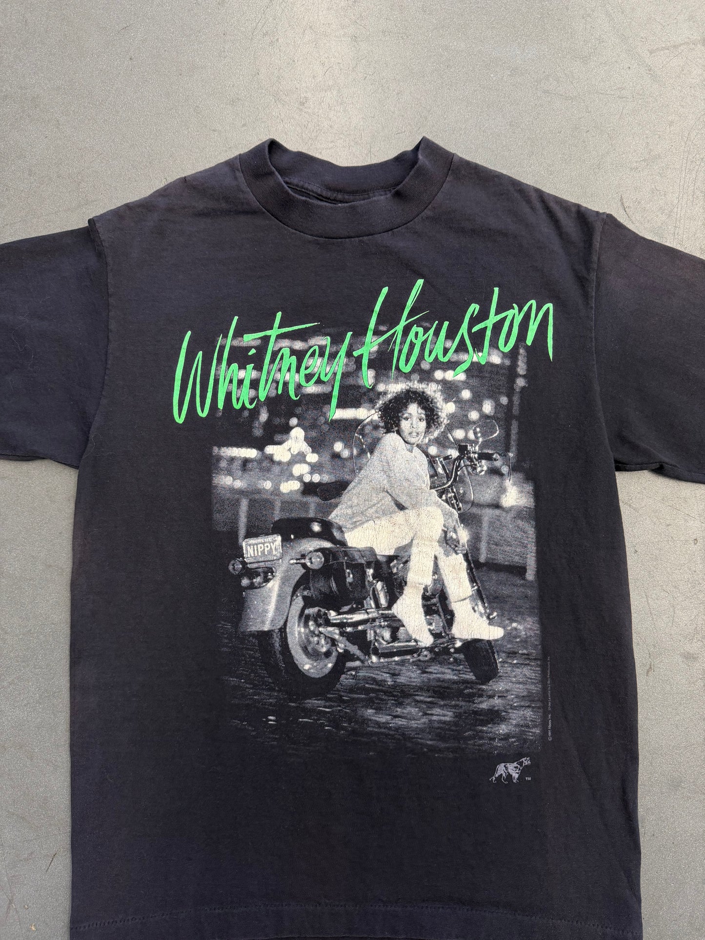 1991 WHITNEY HOUSTON I'M YOUR BABY TONIGHT TOUR TEE (WHITNEY HOUSTON TAG)